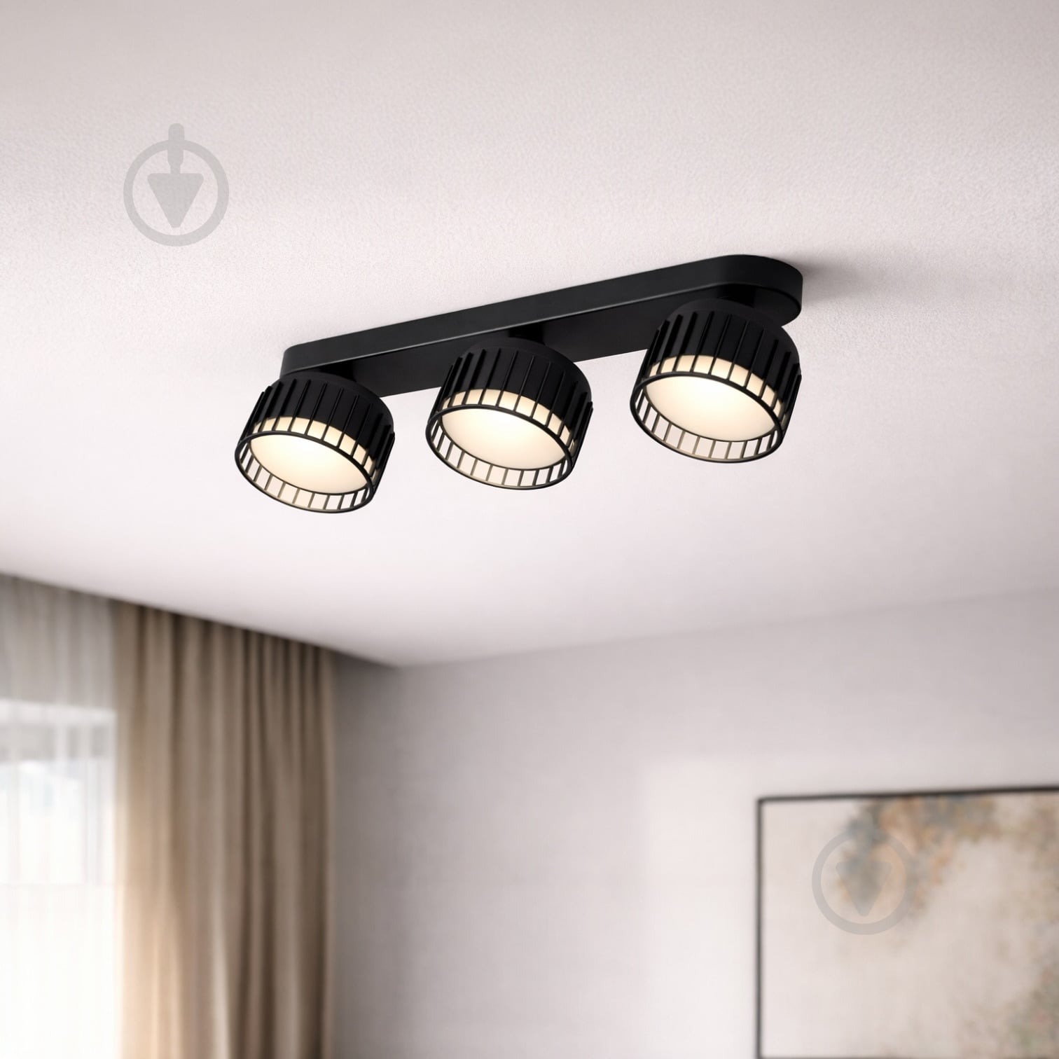 Спот LIGHT SET SP OSOKA 3x12 Вт GX53 черный - фото 3