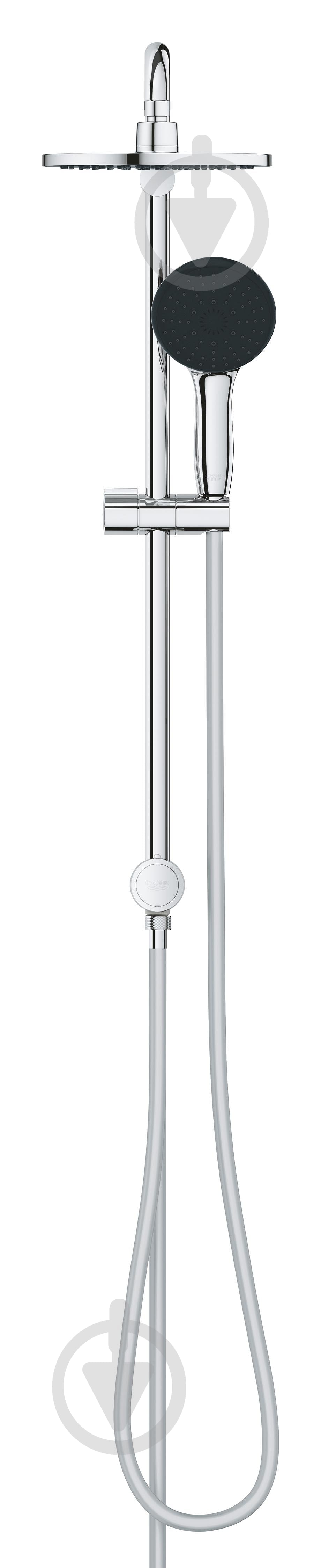 Душевой набор Grohe смеситель для ванны Quickfix Vitalio Start 200 (24335001) + душевая система Vitalio Start 200 (26991001) - фото 6