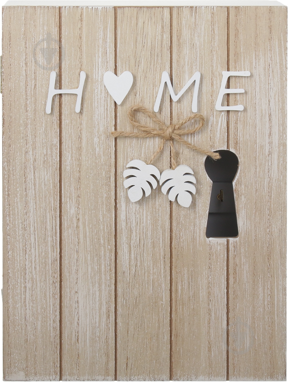 Ключница Home на 6 крючков под дерево - фото 2