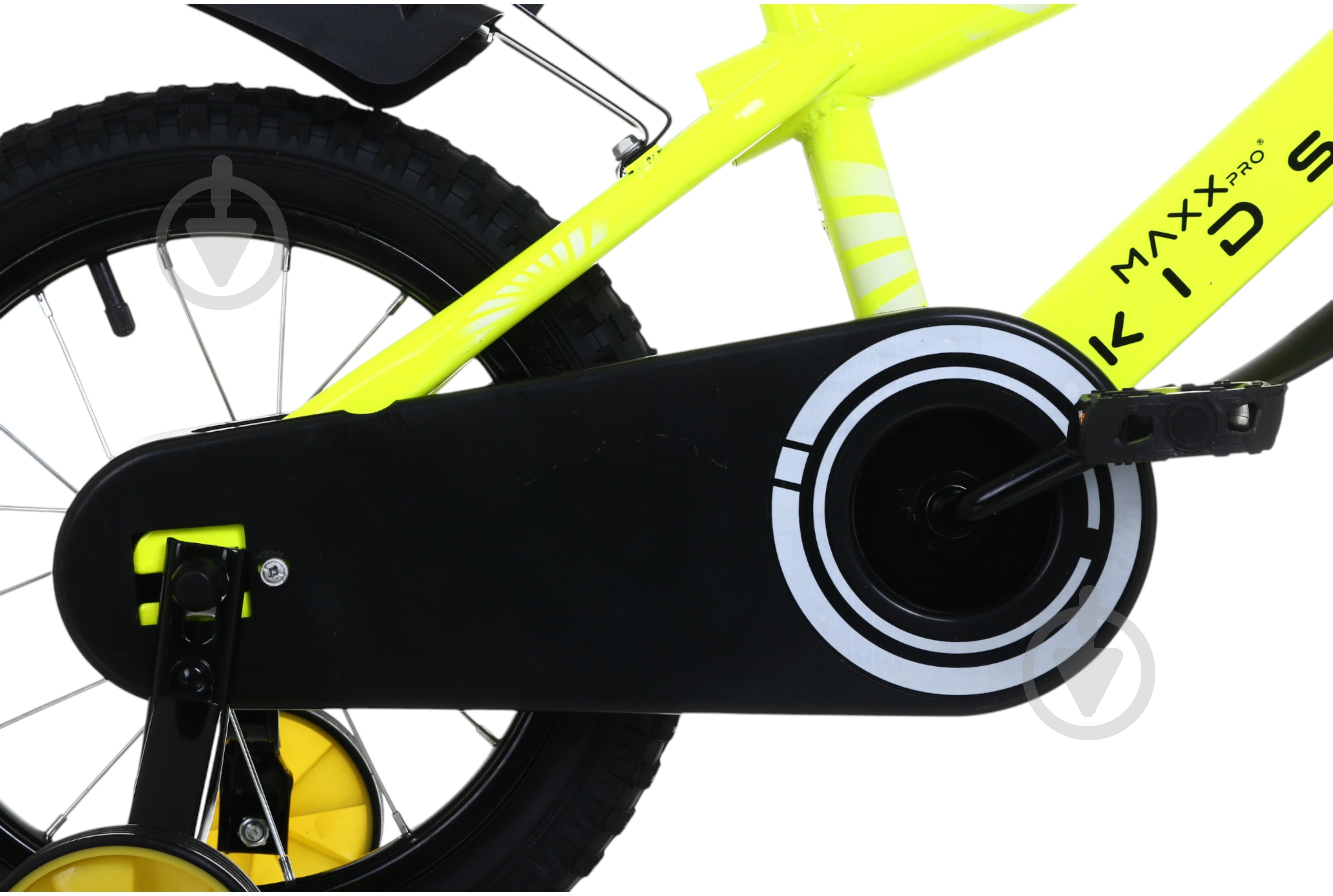 Велосипед дитячий MaxxPro kids 14" жовтий KB007 - фото 3