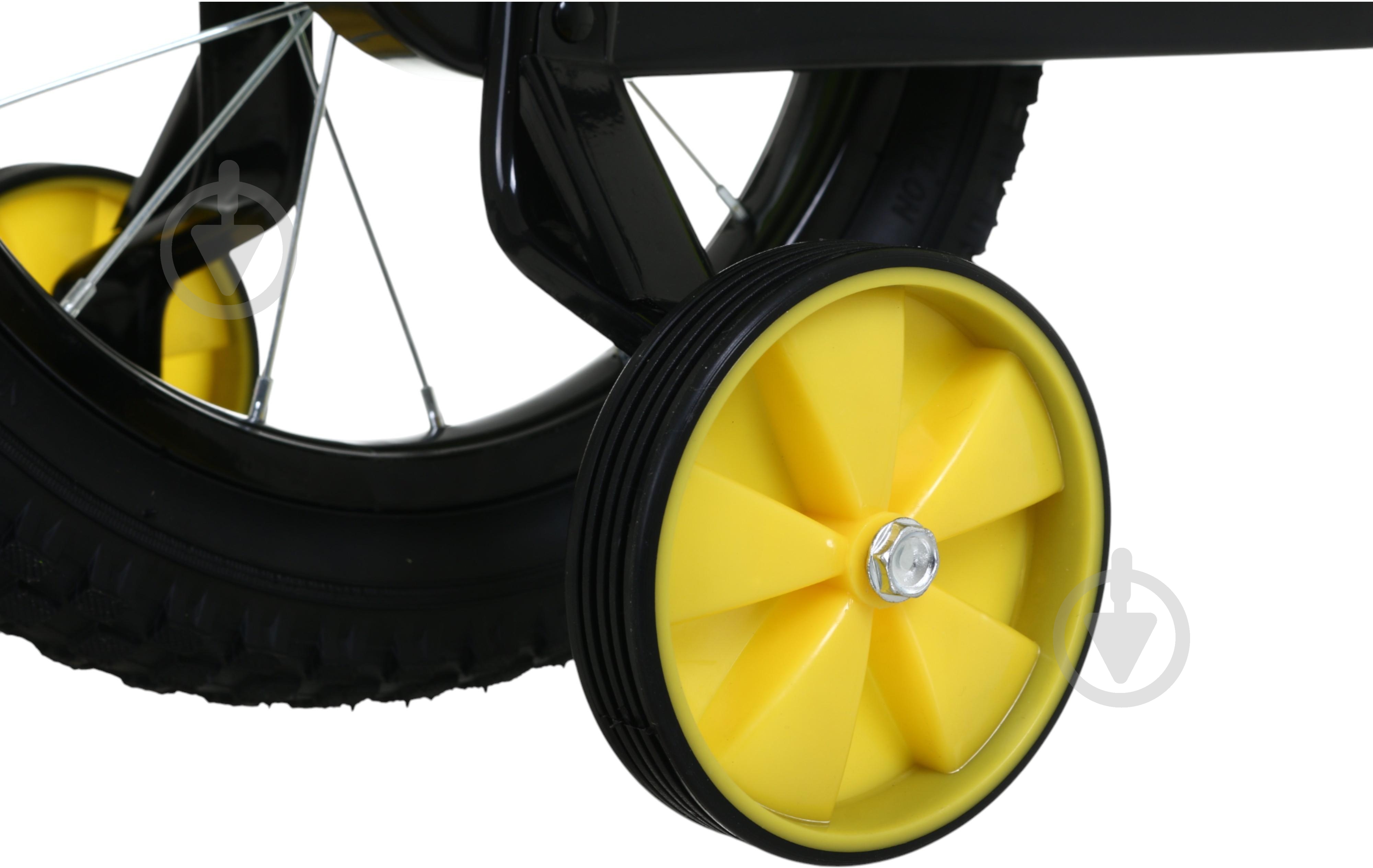 Велосипед дитячий MaxxPro kids 14" жовтий KB007 - фото 6