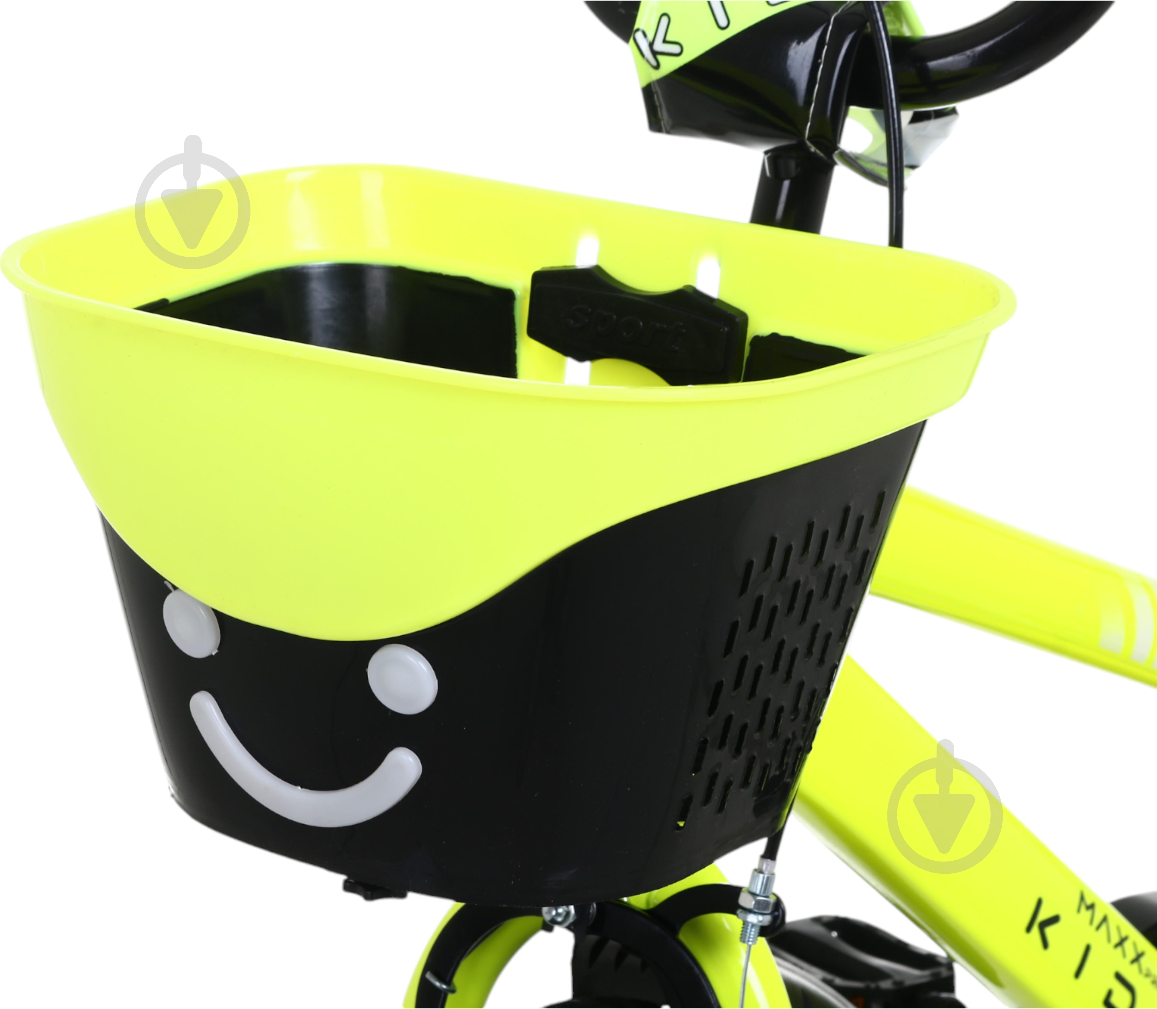 Велосипед дитячий MaxxPro kids 14" жовтий KB007 - фото 7