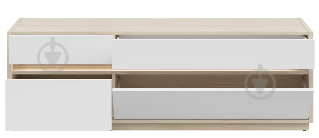 Тумба под ТВ BRW KIM 1K3ш 1720x572x420 мм дуб рива светлый/белый (S645-RTV1K3S-DRJ/BI) - фото 5 Тумба под ТВ BRW KIM 1K3ш 1720x572x420 мм дуб рива светлый/белый (S645-RTV1K3S-DRJ/BI) - фото 5