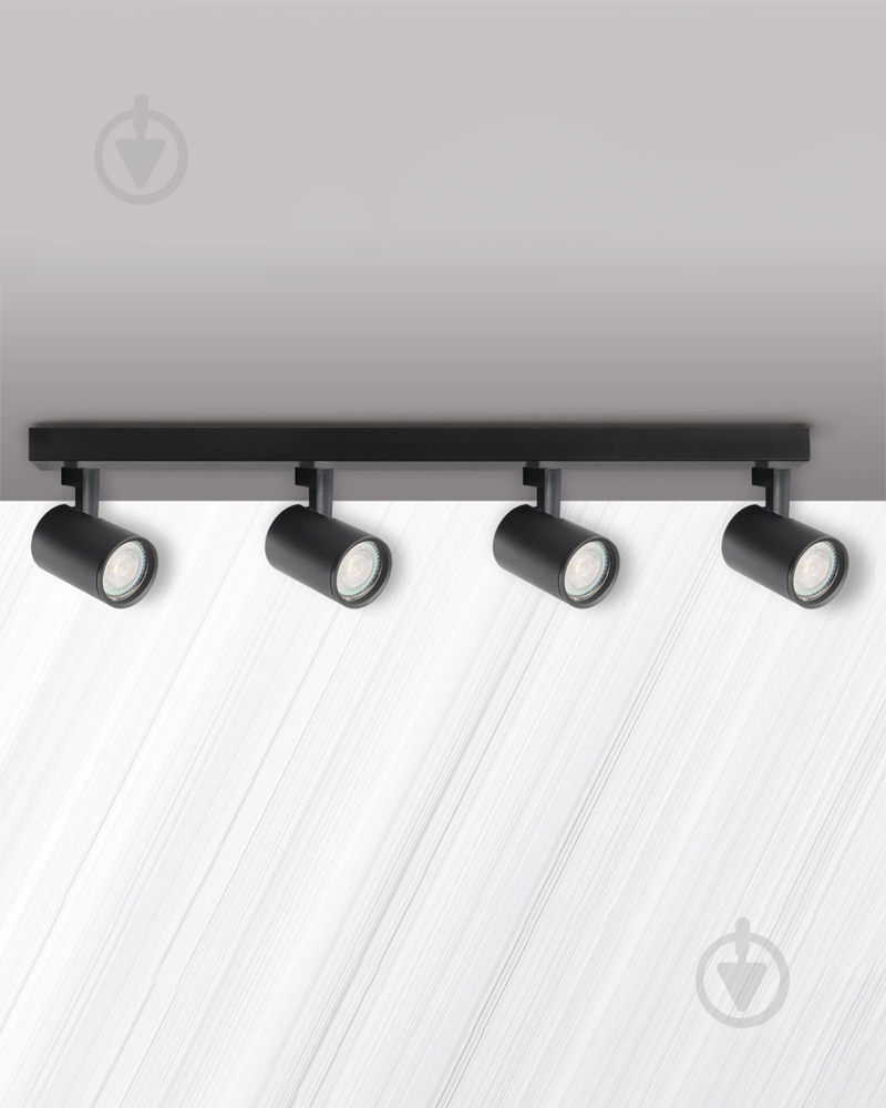 Спот Goldlux Lynx 4x10 Вт GU10 чорний 328717 - фото 3 Спот Goldlux Lynx 4x10 Вт GU10 чорний 328717 - фото 3