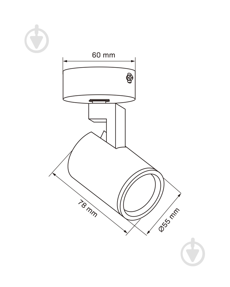 Спот Goldlux Lynx 1x10 Вт GU10 белый 328724 - фото 3
