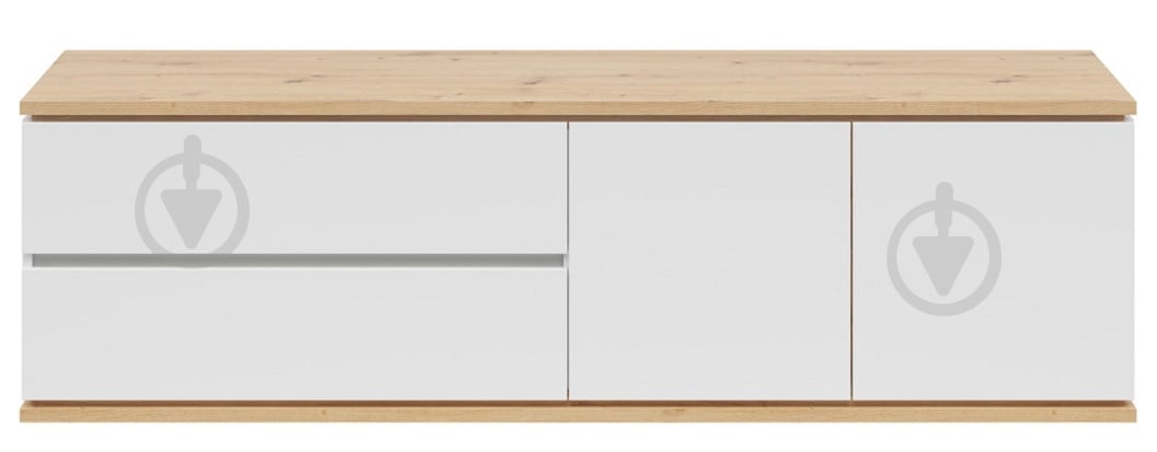 Тумба під ТВ BRW YAMAEL 2д2ш 1840x540x420 мм дуб артізан/білий (S570-RTV2D2S-BI/DASN) - фото 2 Тумба під ТВ BRW YAMAEL 2д2ш 1840x540x420 мм дуб артізан/білий (S570-RTV2D2S-BI/DASN) - фото 2