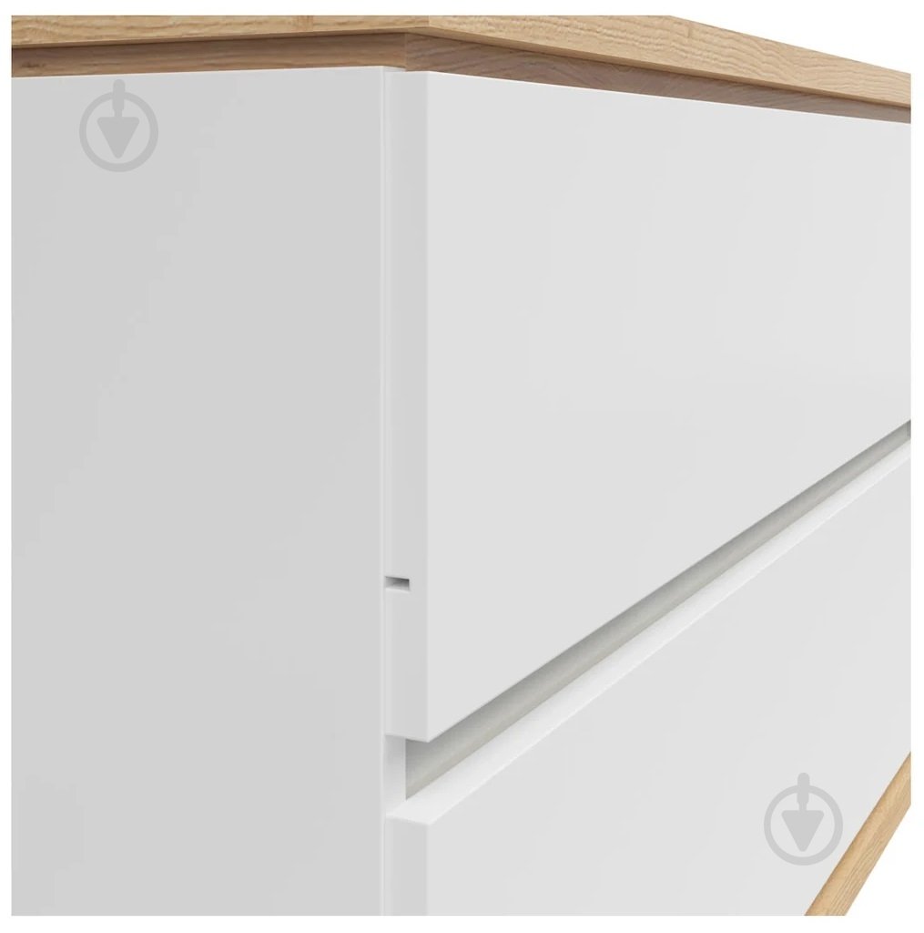 Тумба під ТВ BRW YAMAEL 2д2ш 1840x540x420 мм дуб артізан/білий (S570-RTV2D2S-BI/DASN) - фото 3 Тумба під ТВ BRW YAMAEL 2д2ш 1840x540x420 мм дуб артізан/білий (S570-RTV2D2S-BI/DASN) - фото 3