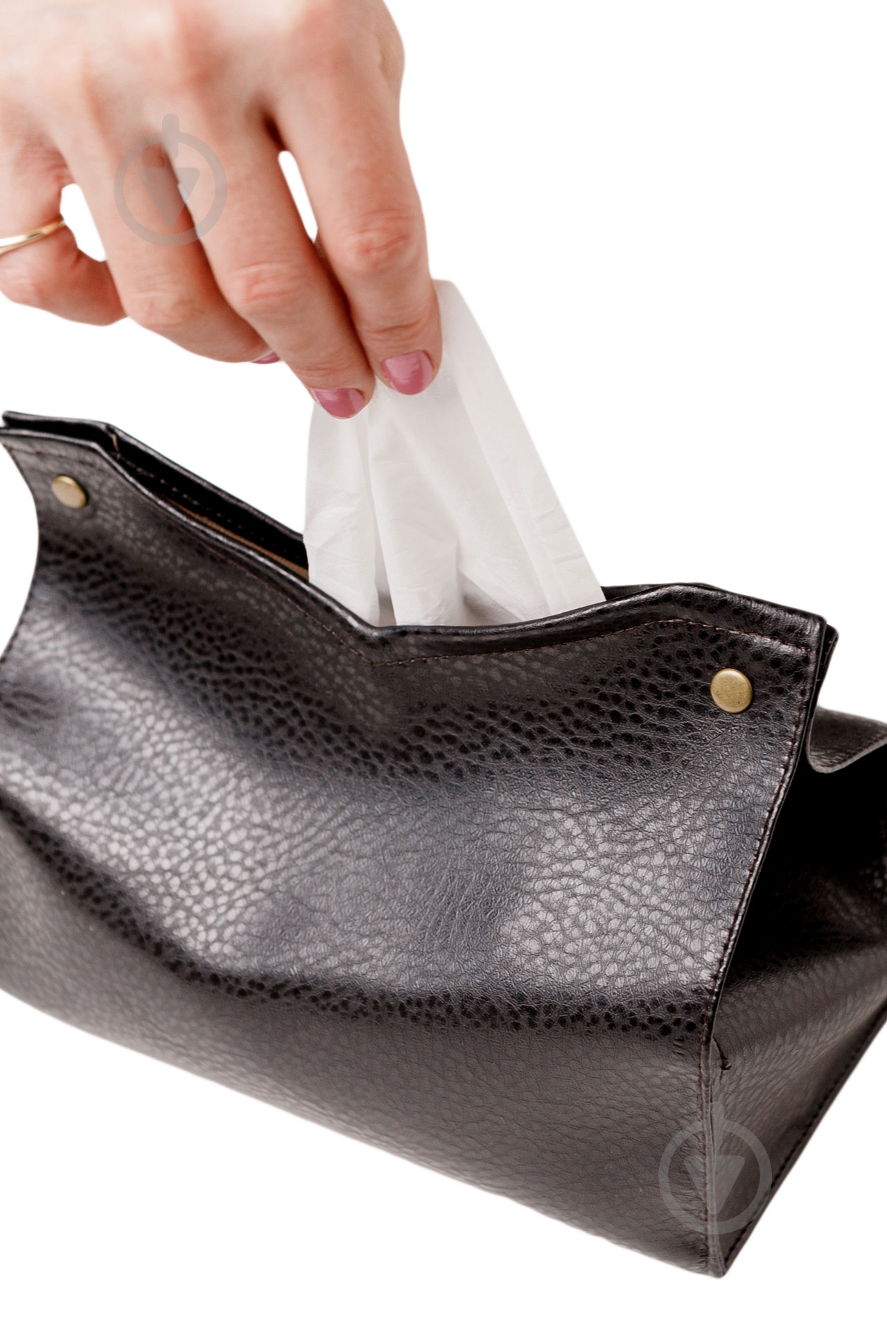 Салфетница Прованс "Сумочка" черная 12х18 см - фото 2 Салфетница Прованс "Сумочка" черная 12х18 см - фото 2