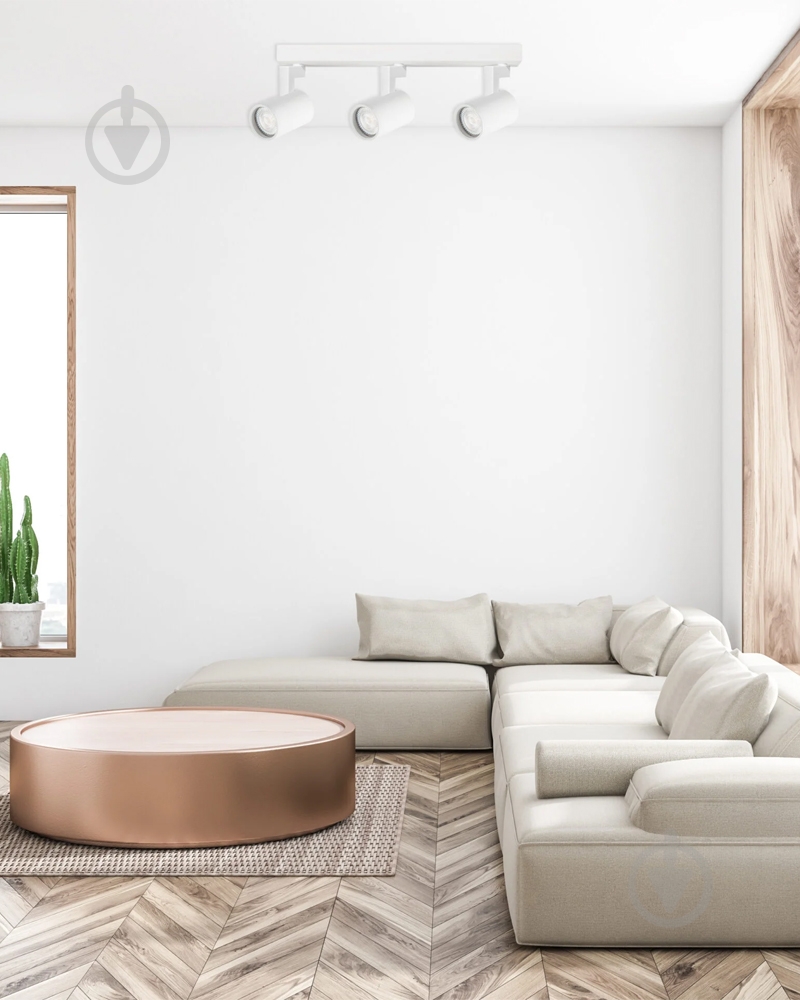 Спот Goldlux Lynx 3x10 Вт GU10 білий 328748 - фото 2