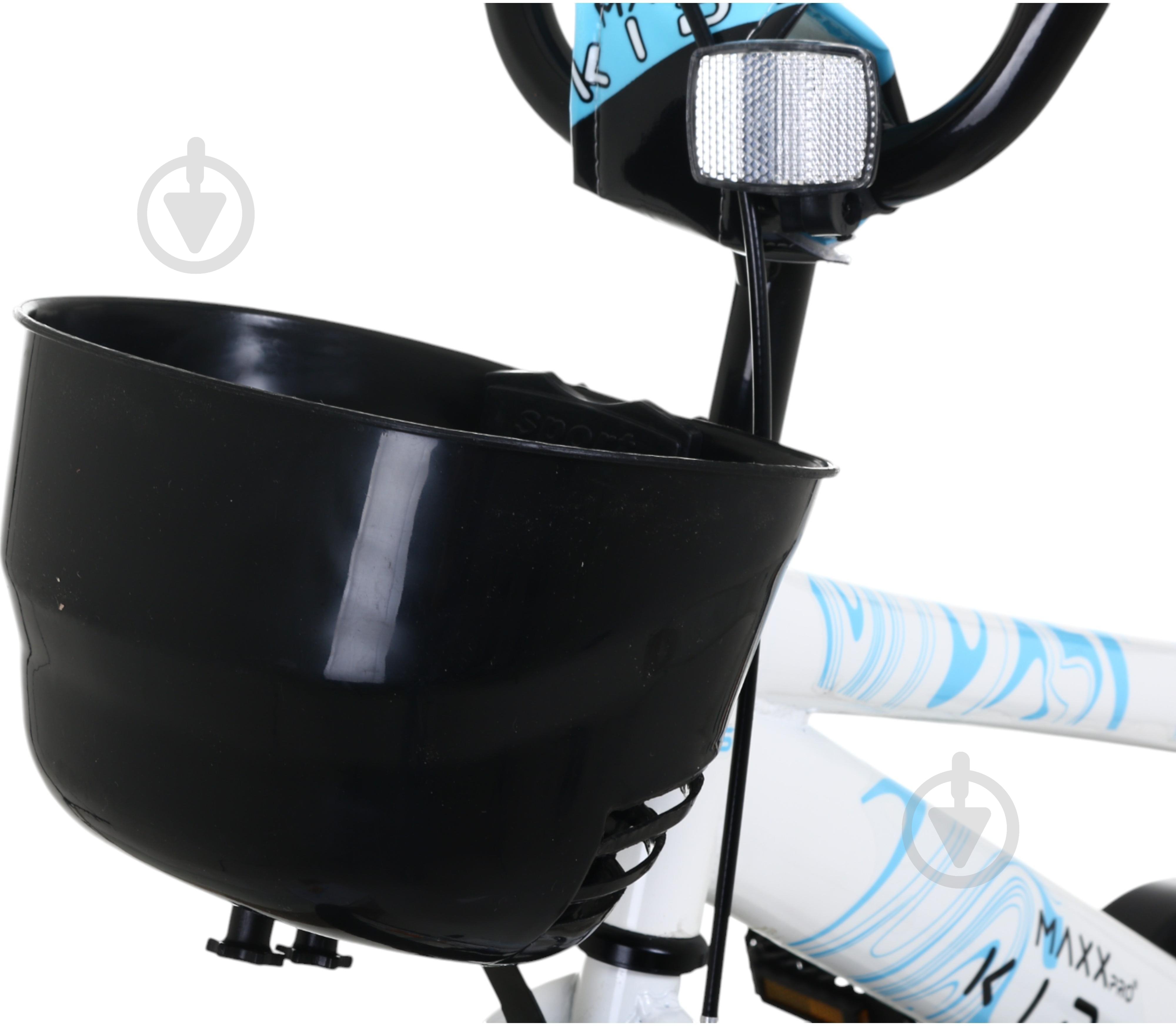 Велосипед дитячий MaxxPro kids 16" біло-чорний KB014 - фото 7