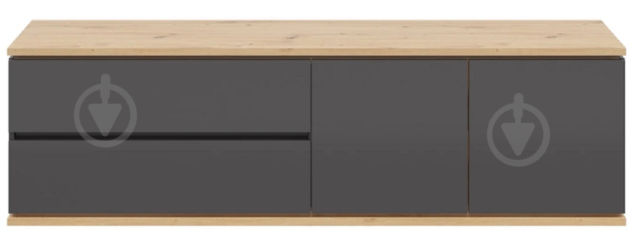 Тумба під ТВ BRW YAMAEL 2д2ш 1840x540x420 мм дуб артізан/графіт (S570-RTV2D2S-GF/DASN) - фото 2 Тумба під ТВ BRW YAMAEL 2д2ш 1840x540x420 мм дуб артізан/графіт (S570-RTV2D2S-GF/DASN) - фото 2