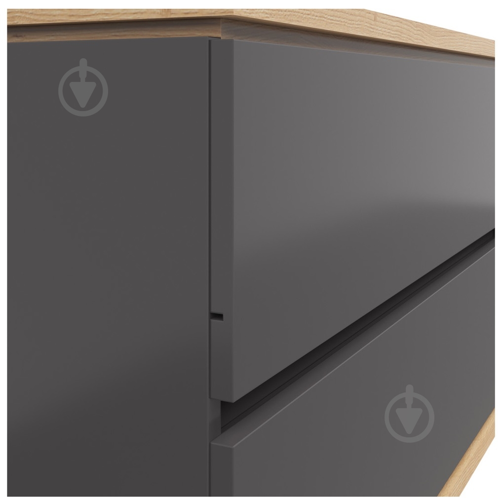 Тумба під ТВ BRW YAMAEL 2д2ш 1840x540x420 мм дуб артізан/графіт (S570-RTV2D2S-GF/DASN) - фото 4 Тумба під ТВ BRW YAMAEL 2д2ш 1840x540x420 мм дуб артізан/графіт (S570-RTV2D2S-GF/DASN) - фото 4