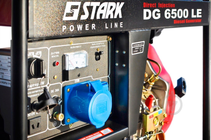 Генератор дизельный Stark DG 6500 LE 4,8 кВт / 5 кВт 220 В 260010050 - фото 3