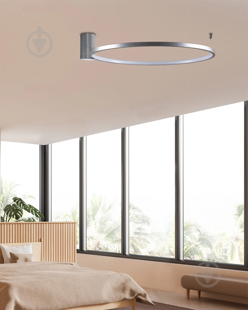 Світильник стельовий Goldlux Noemi 20 Вт матовий нікель 4000 К 329998 - фото 2