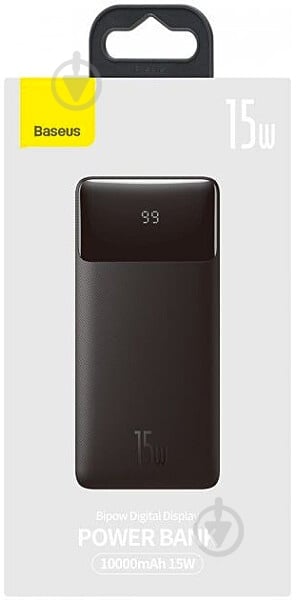 Повербанк BASEUS 15W Display PPDML-I01 10000 mAh black (878302) - фото 10