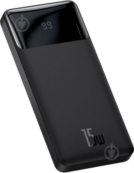 Повербанк BASEUS 15W Display PPDML-I01 10000 mAh black (878302) - фото 2