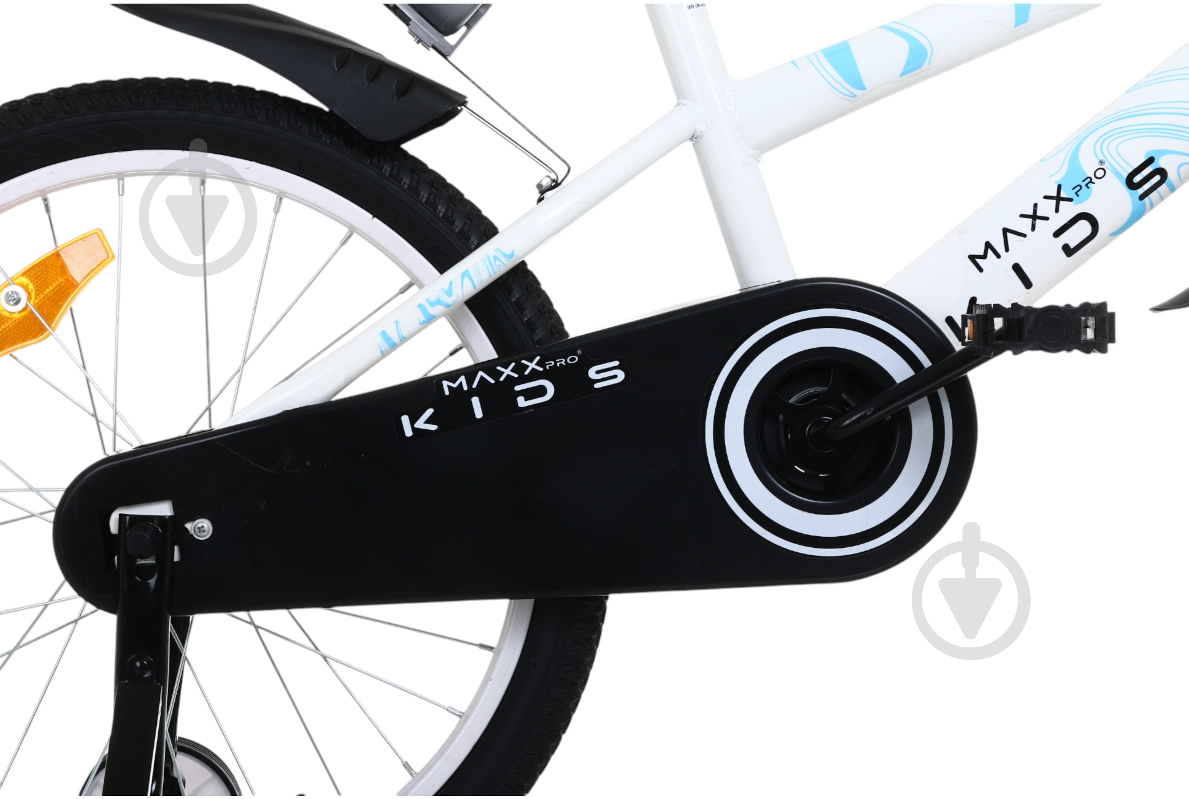 Велосипед дитячий MaxxPro kids 20" біло-чорний KB014 - фото 3