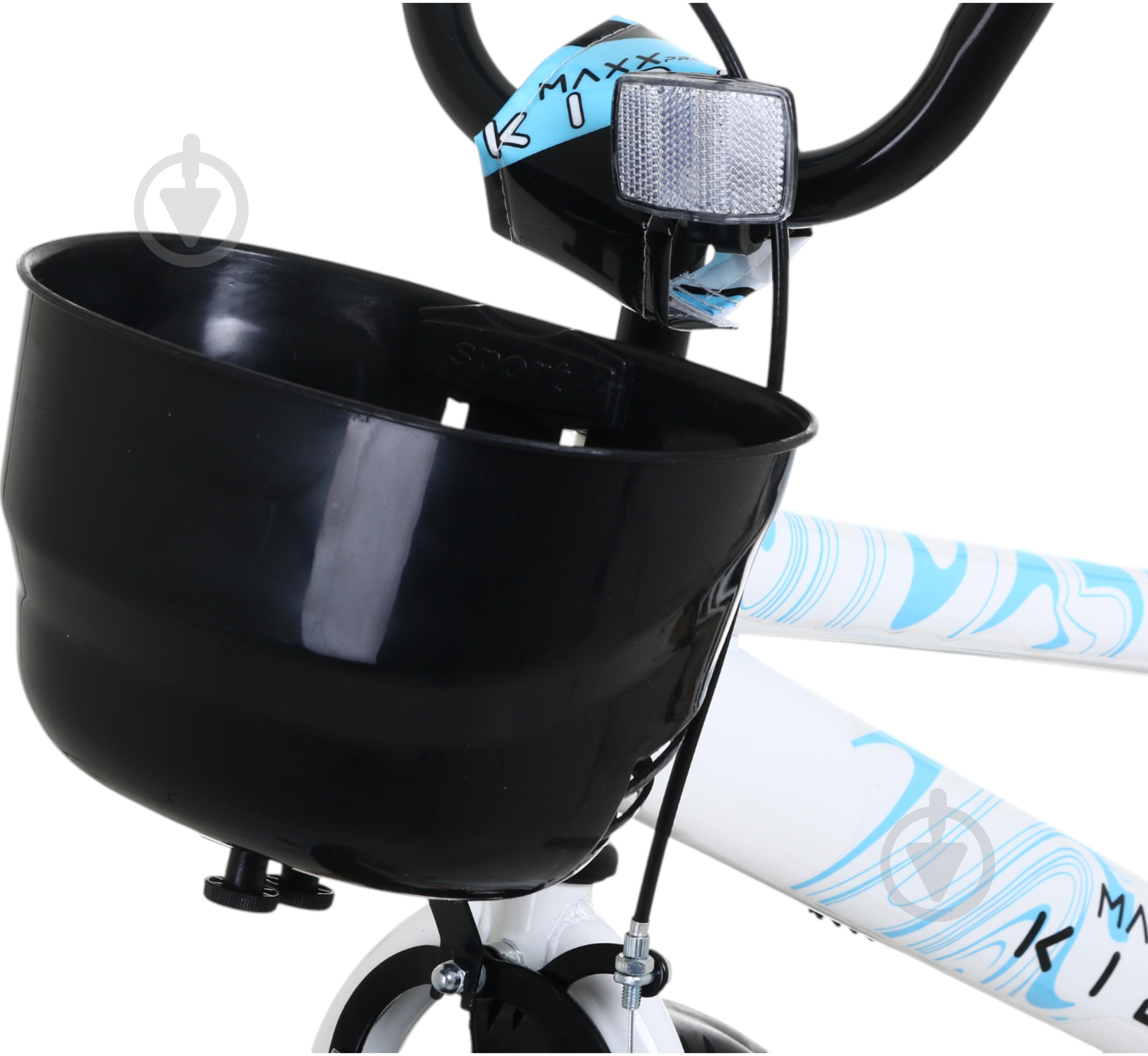 Велосипед дитячий MaxxPro kids 20" біло-чорний KB014 - фото 8