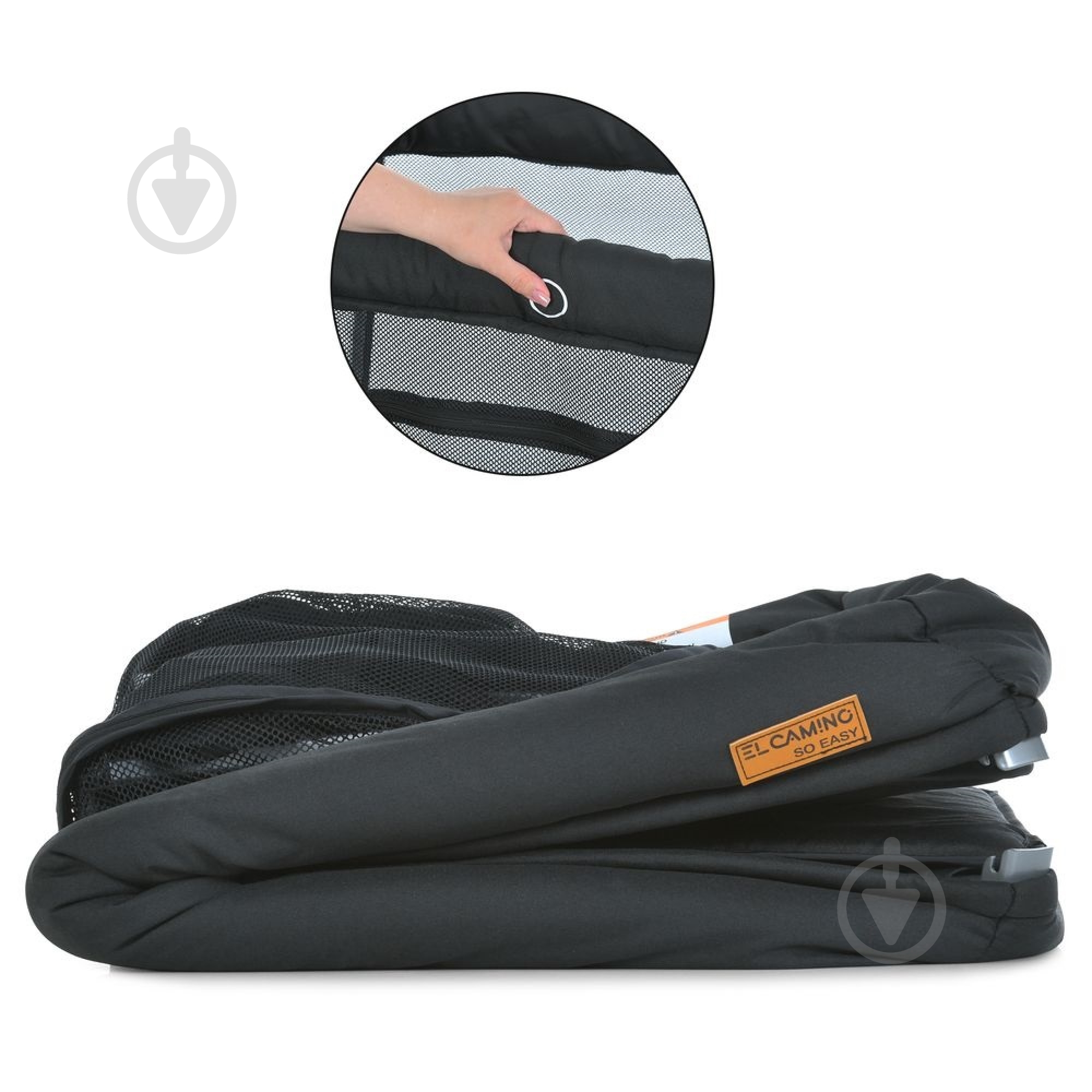 Манеж-ліжко El Camino SO EASY ME 1194 Black - фото 6
