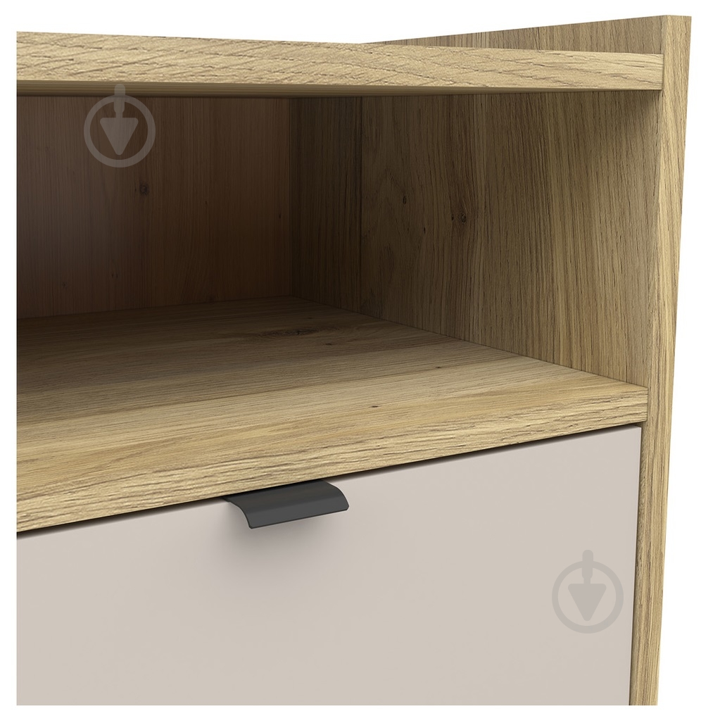 Тумба прикроватная BRW DALVA 1ш 565x495x420 мм дуб маувелла/кашемир (S640-KOM1S-DMU/UKA) - фото 3