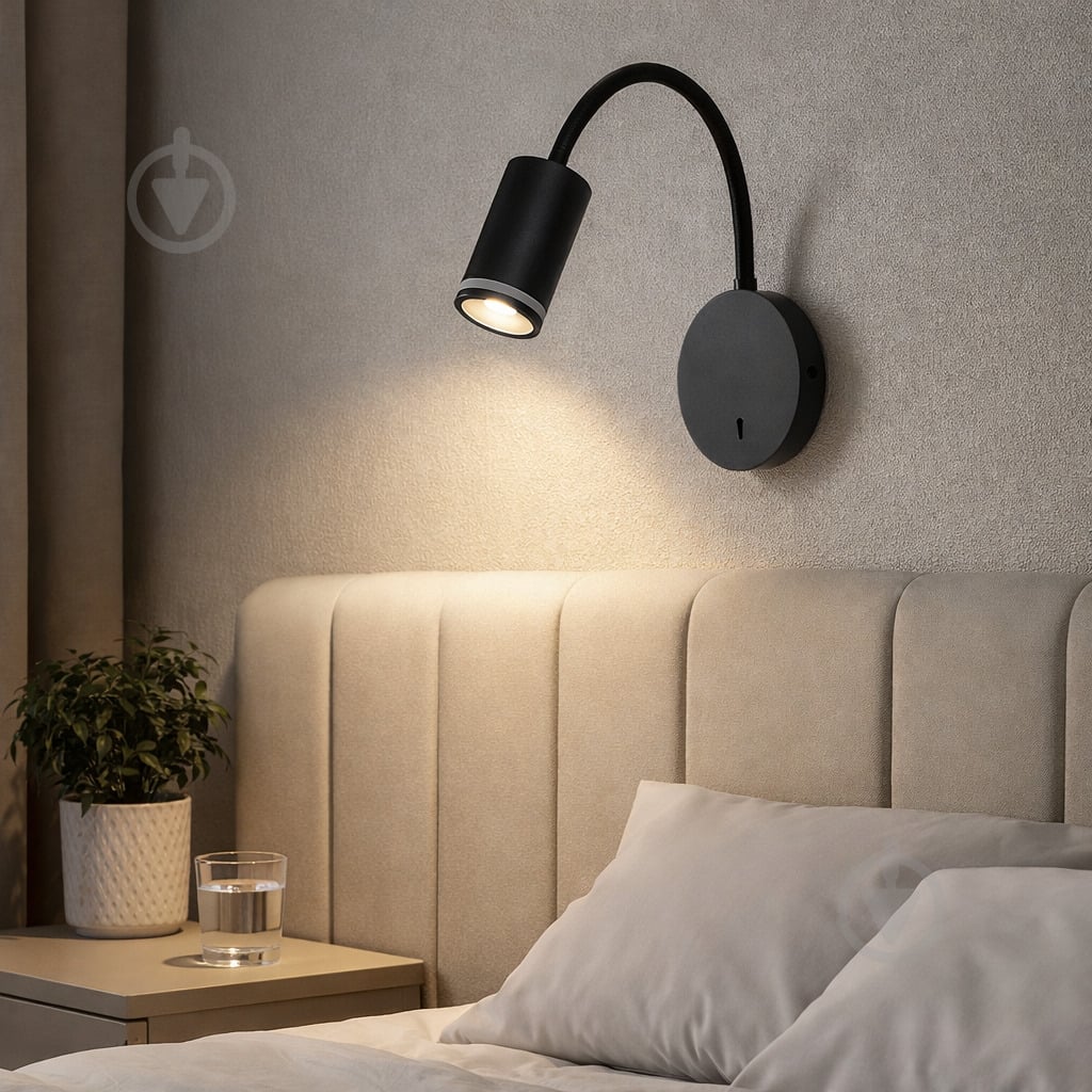 Бра LIGHT SET VILHA LS-WL55110 10 Вт GU10 черный - фото 3