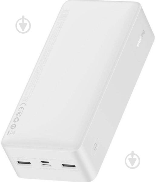 Повербанк BASEUS 15W Display PPDML-K02 30000 mAh white (952231) - фото 3