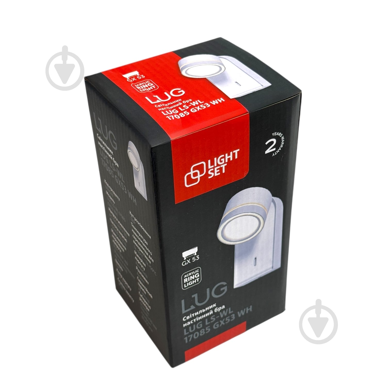 Бра LIGHT SET LUG LS-WL17085 12 Вт GX53 белый - фото 4