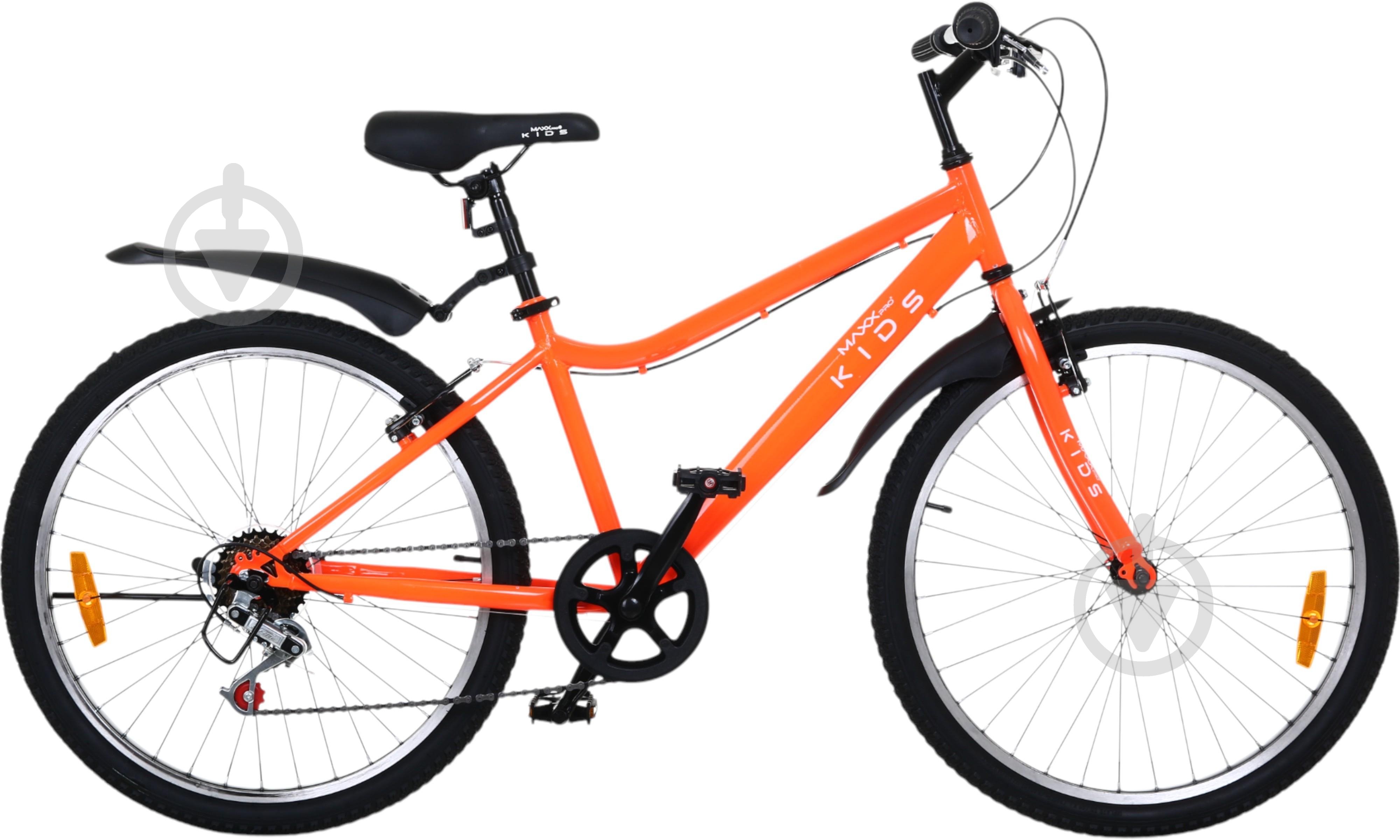 Велосипед дитячий MaxxPro kids 24" помаранчевий KB022 - фото 3
