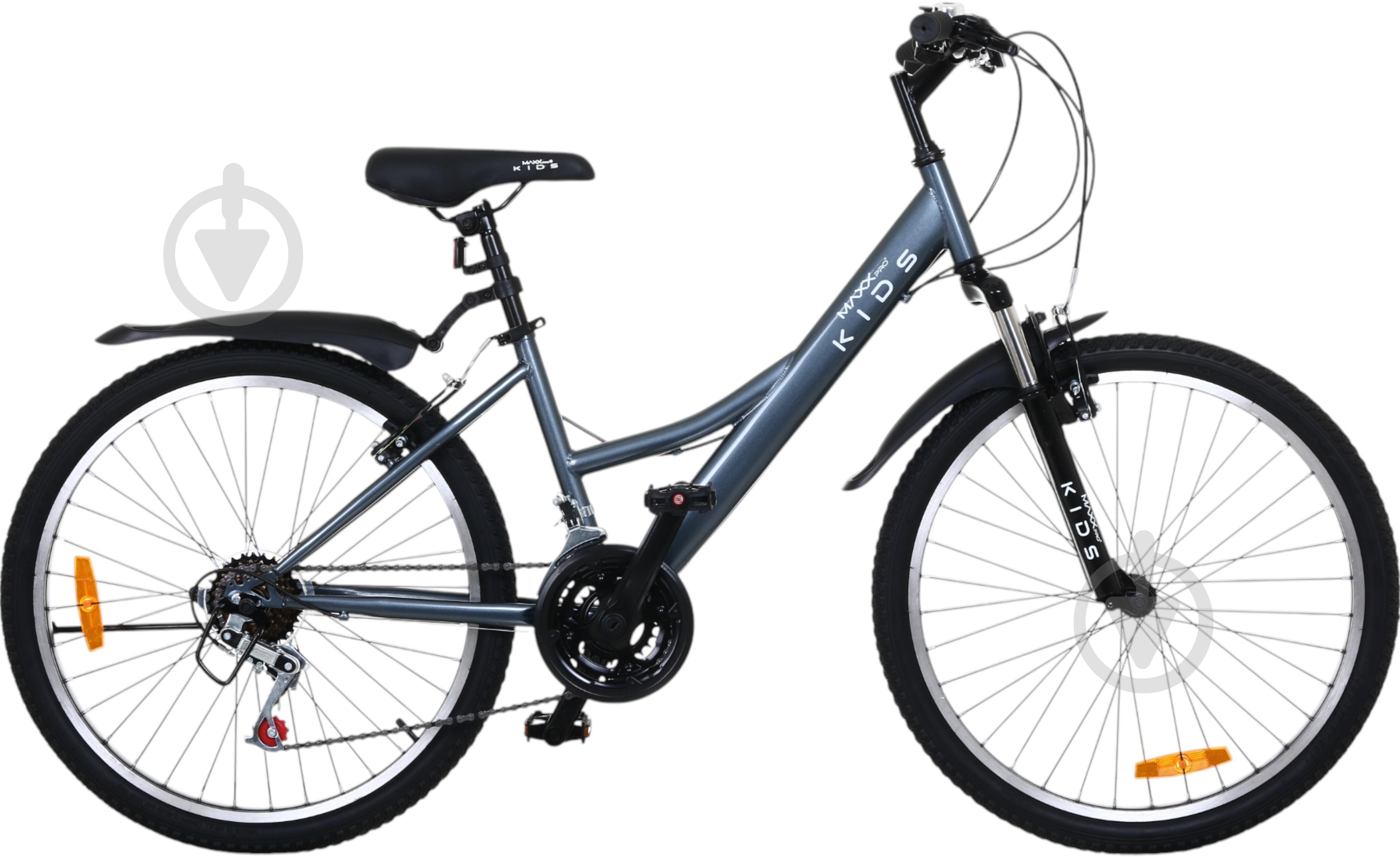 Велосипед дитячий MaxxPro kids 24" сірий KB026 - фото 3