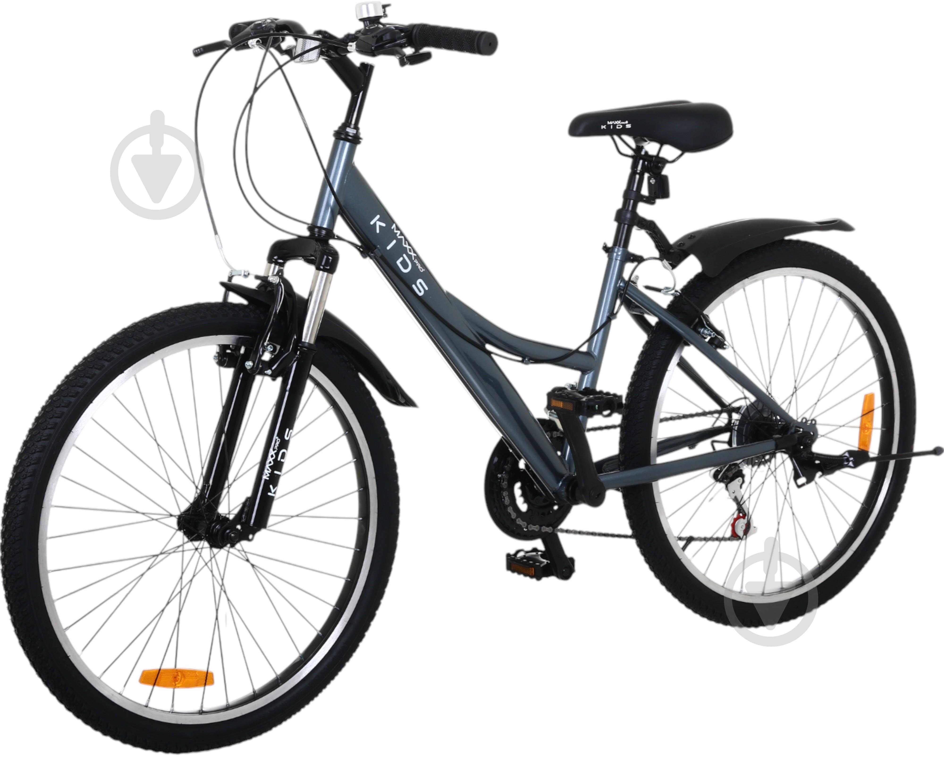 Велосипед дитячий MaxxPro kids 24" сірий KB026 - фото 1