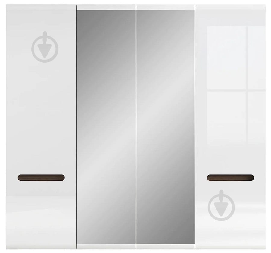 Шкаф BRW AZTECA TRIO 2д2L 2120х2250х560 мм белый глянец / (S504-SZF2D2L/21/22-BI/BIP) - фото 1