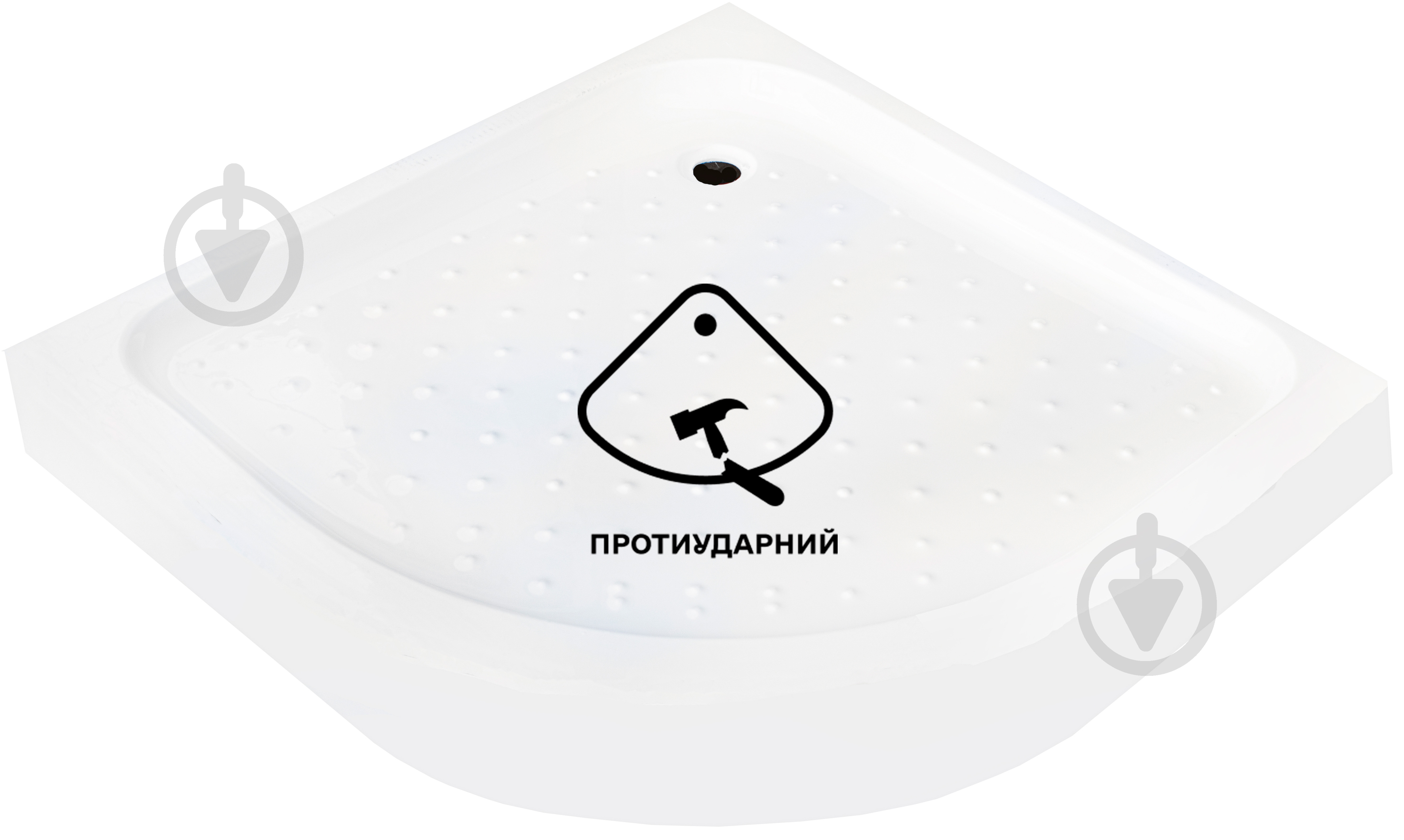 Поддон душевой AquaStream противоударный 99 L - фото 1