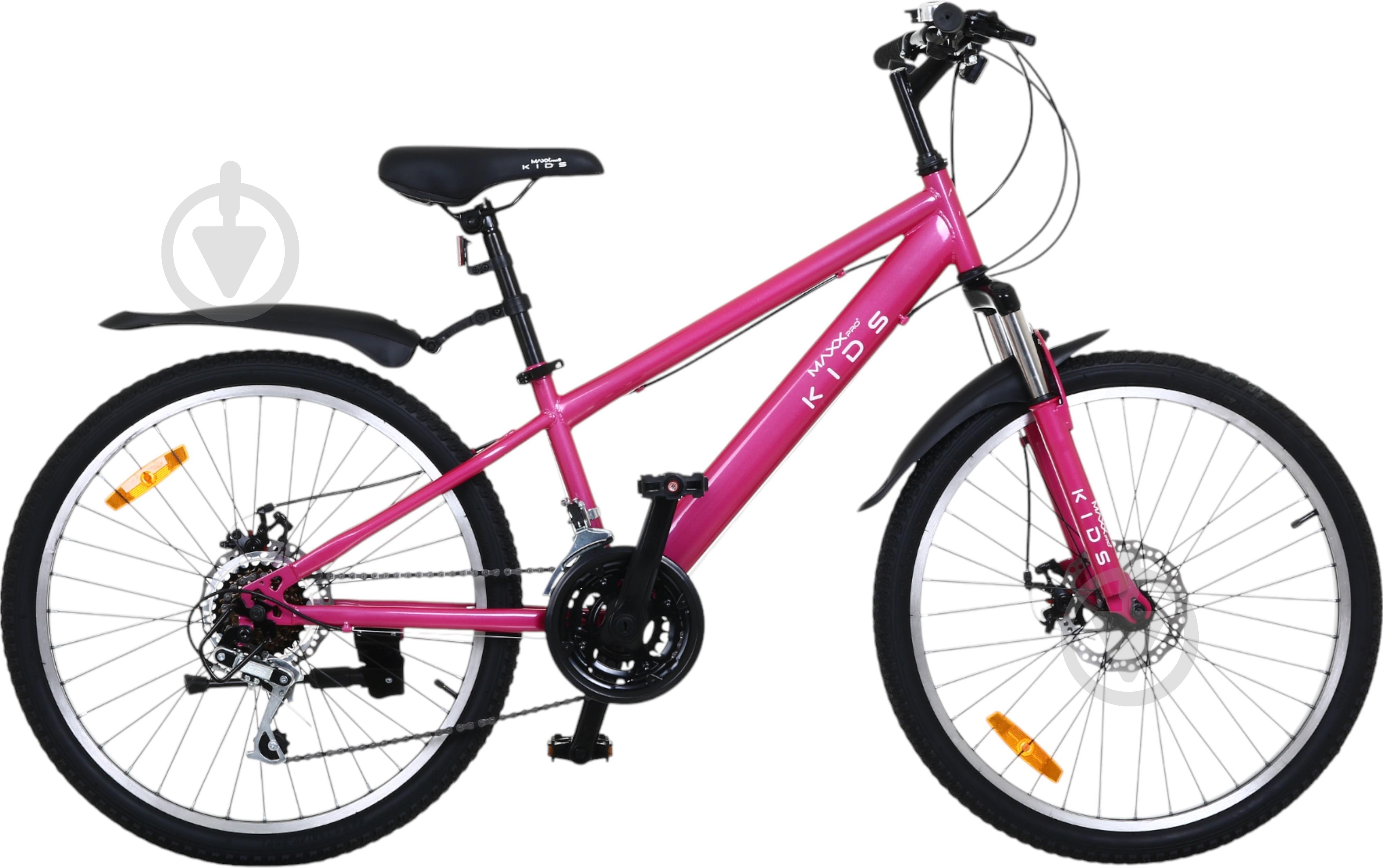 Велосипед дитячий MaxxPro kids 24" рожевий KB025 - фото 3