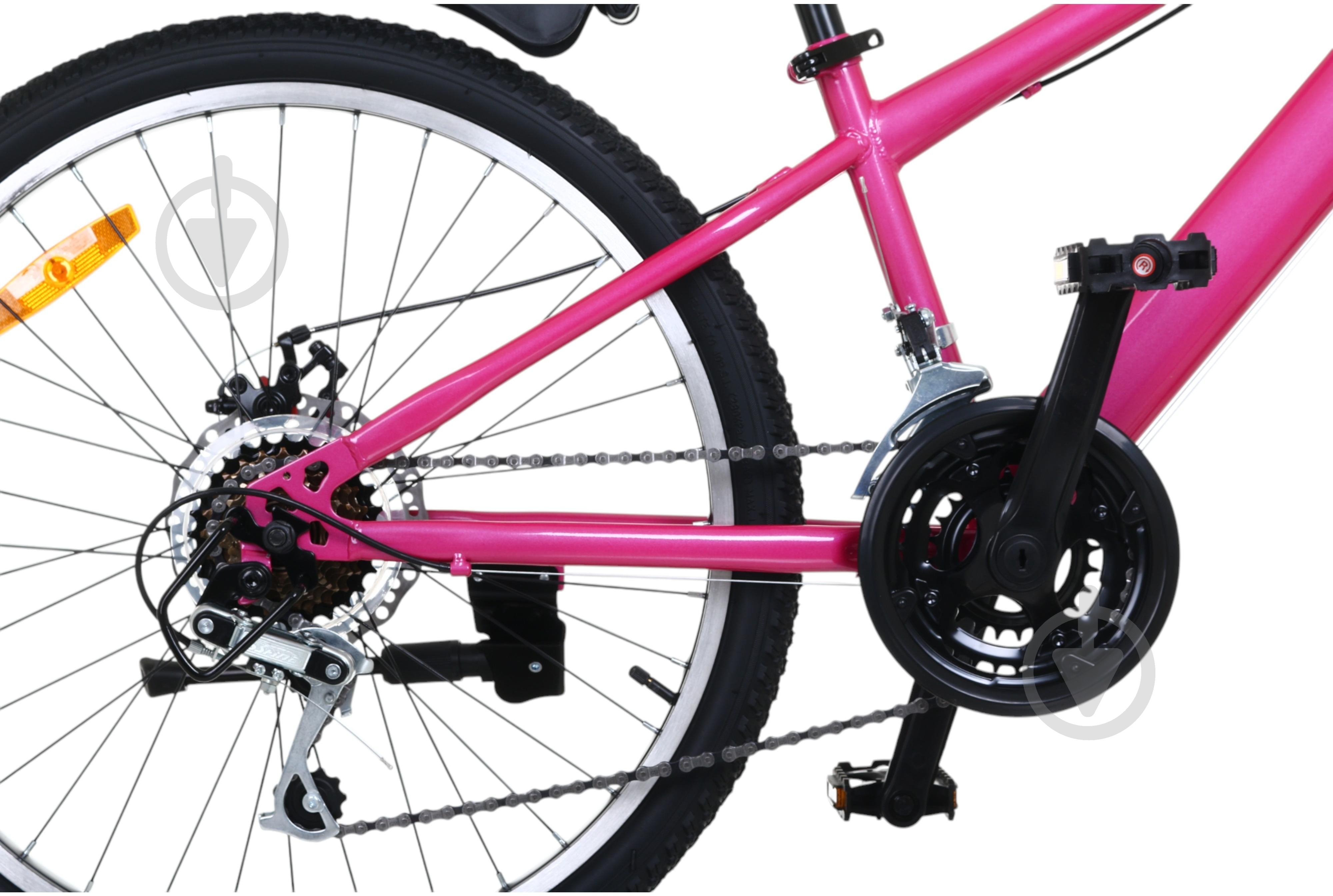 Велосипед дитячий MaxxPro kids 24" рожевий KB025 - фото 7