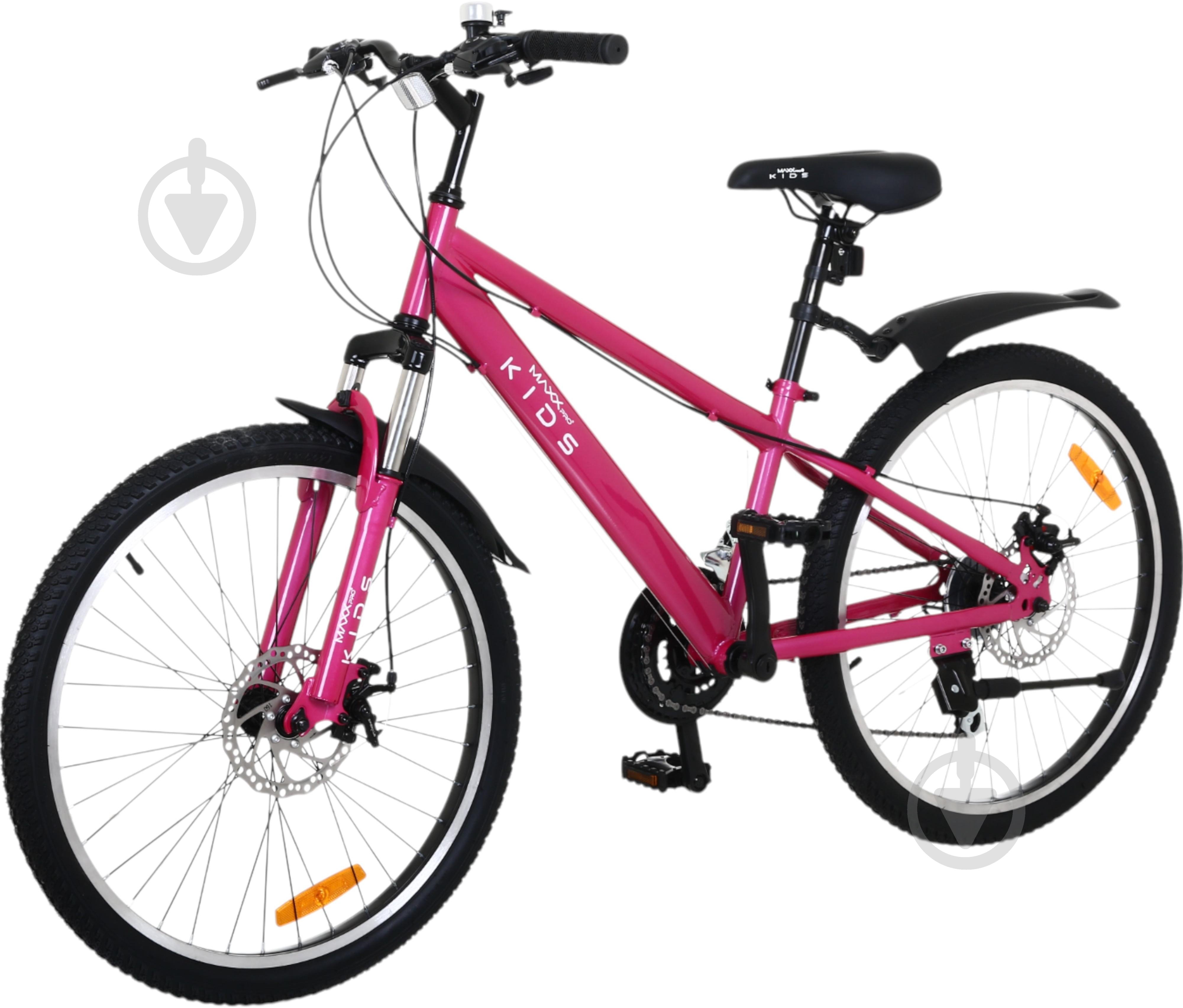 Велосипед дитячий MaxxPro kids 24" рожевий KB025 - фото 1