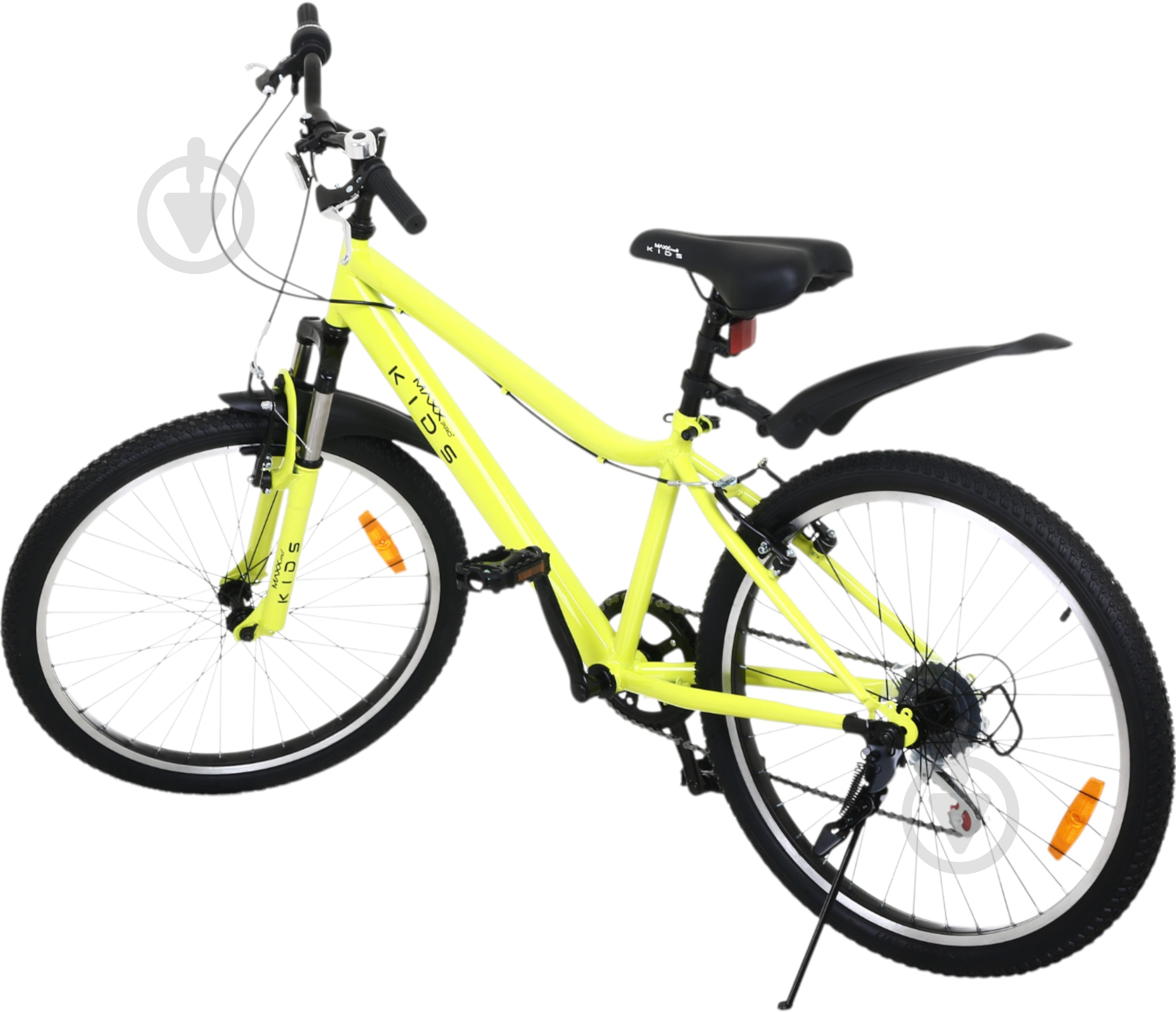 Велосипед дитячий MaxxPro kids 24" жовтий KB023 - фото 3