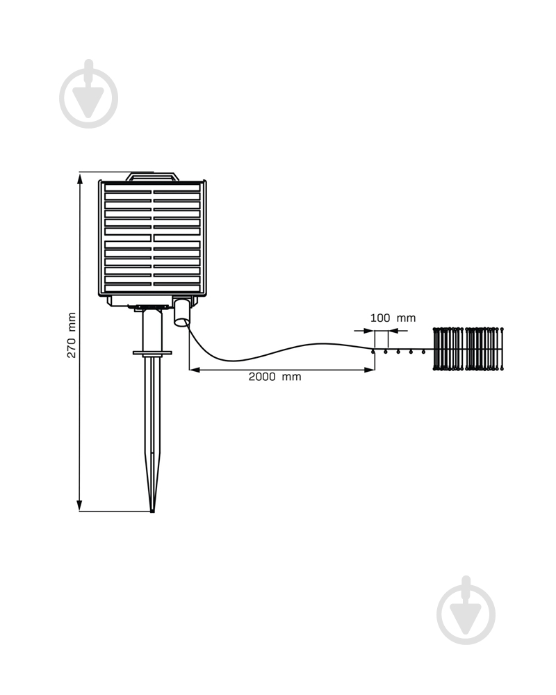 Гирлянда светодиодная Goldlux Solar Chain LED-модуль белый 330222 - фото 4 Гирлянда светодиодная Goldlux Solar Chain LED-модуль белый 330222 - фото 4