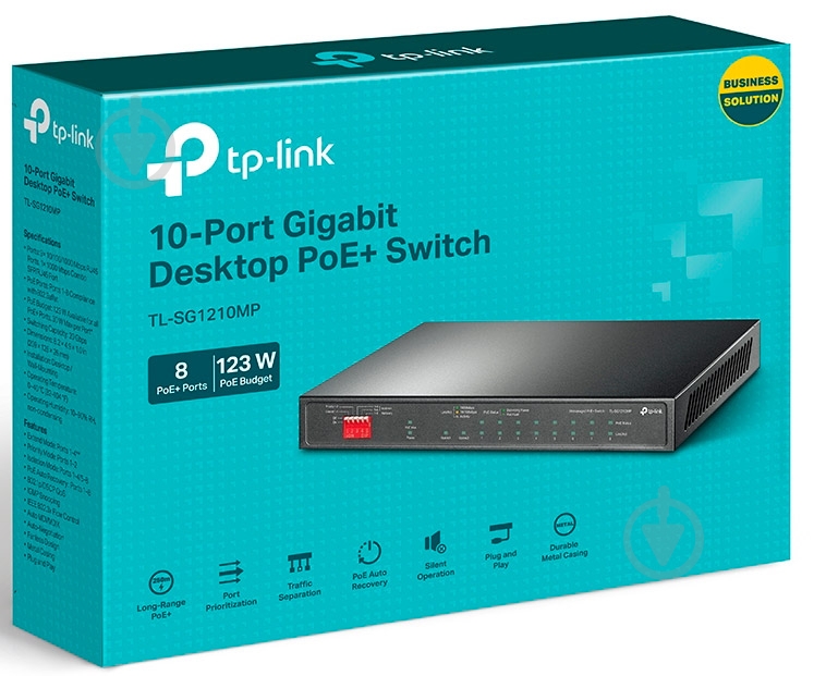 Коммутатор TP-Link TL-SG1210MP - фото 4