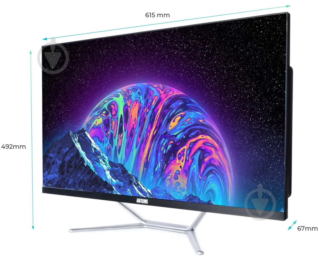 Моноблок Artline Gaming G75 27" (G75v54Win) black/silver - фото 8