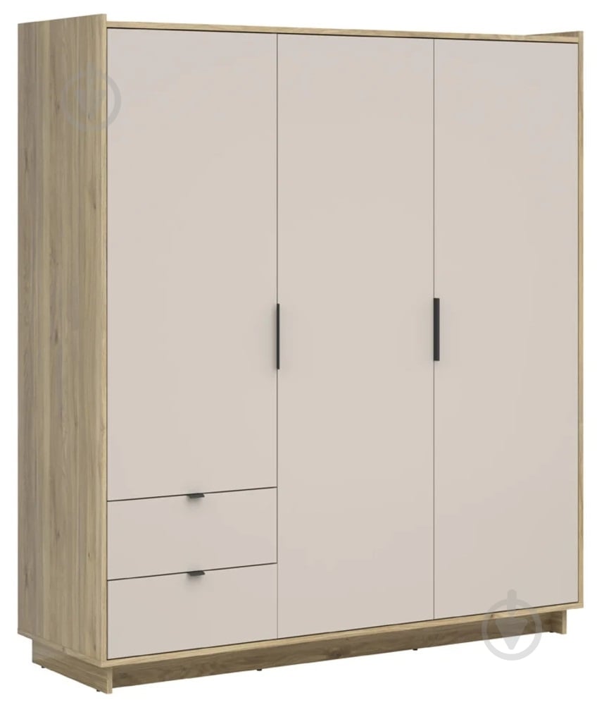 Шафа BRW DALVA 3д2ш 2010х1795х600 мм дуб маувелла / кашемір (S640-SZF3D2S-DMU/UKA) - фото 2 Шафа BRW DALVA 3д2ш 2010х1795х600 мм дуб маувелла / кашемір (S640-SZF3D2S-DMU/UKA) - фото 2