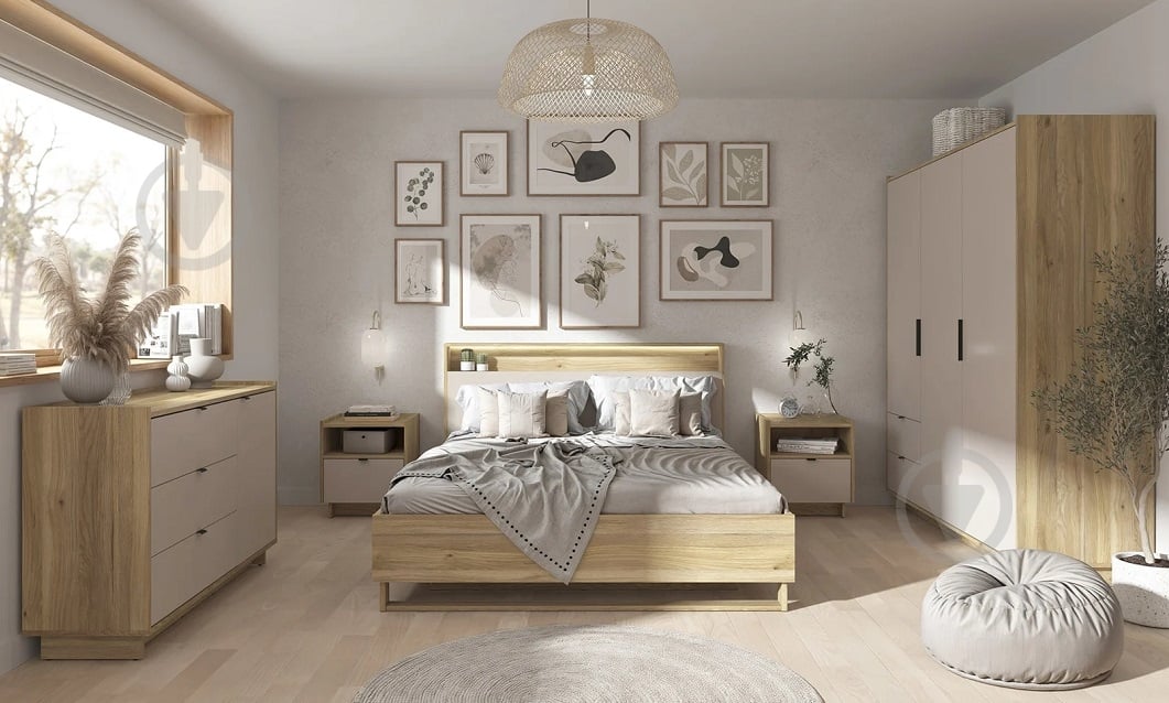 Шафа BRW DALVA 3д2ш 2010х1795х600 мм дуб маувелла / кашемір (S640-SZF3D2S-DMU/UKA) - фото 5 Шафа BRW DALVA 3д2ш 2010х1795х600 мм дуб маувелла / кашемір (S640-SZF3D2S-DMU/UKA) - фото 5