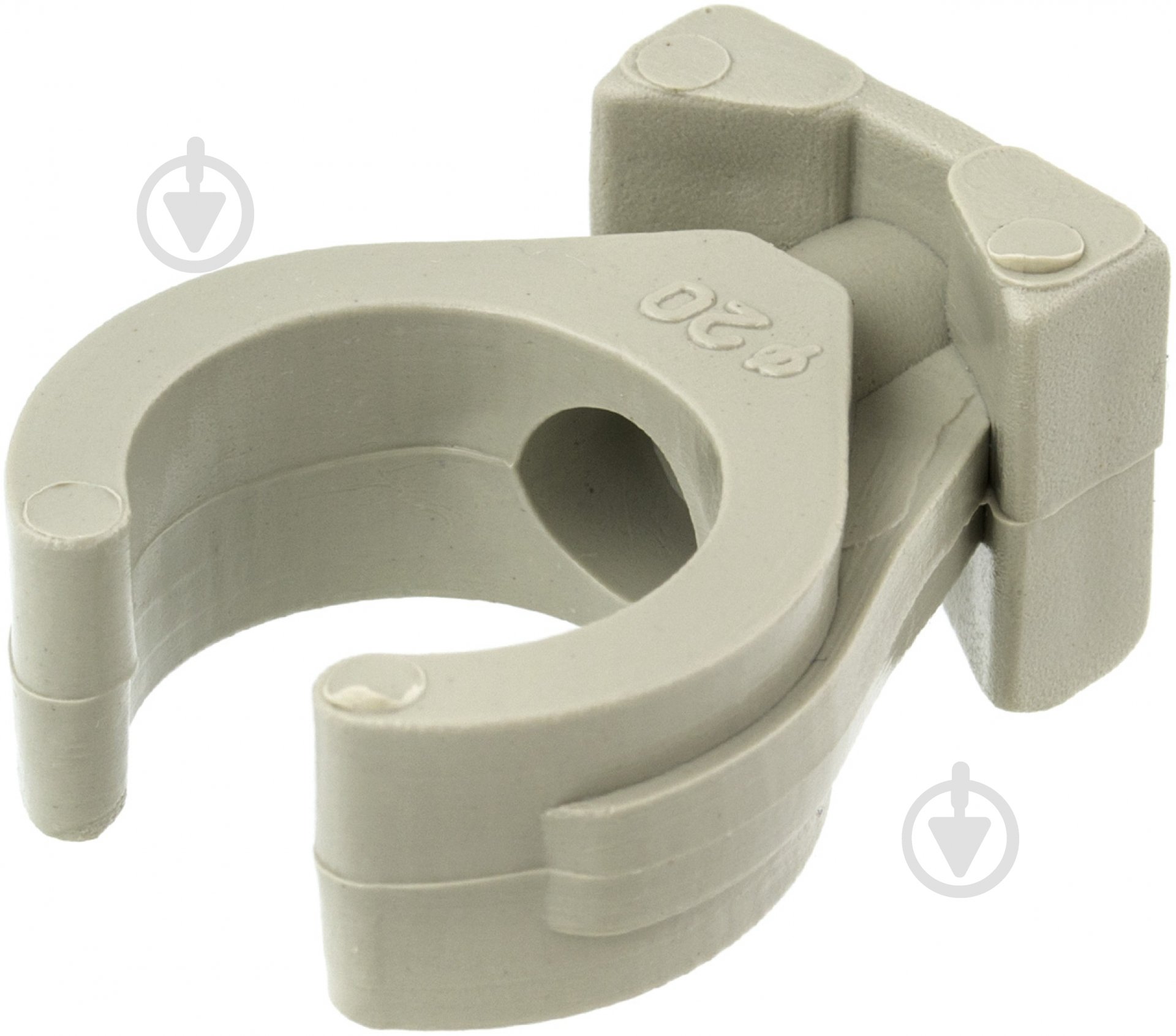 Клипса Lion 20 мм Premium для крепежа полипропиленовой трубы 10 шт. - фото 1