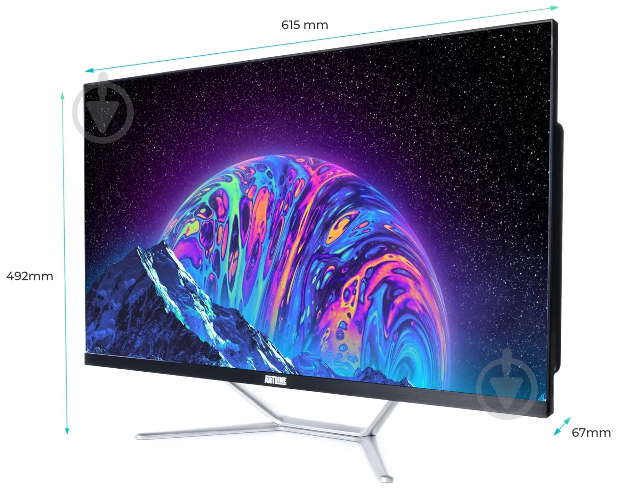 Моноблок Artline Gaming G77 27" (G77v58) black/silver - фото 8 Моноблок Artline Gaming G77 27" (G77v58) black/silver - фото 8