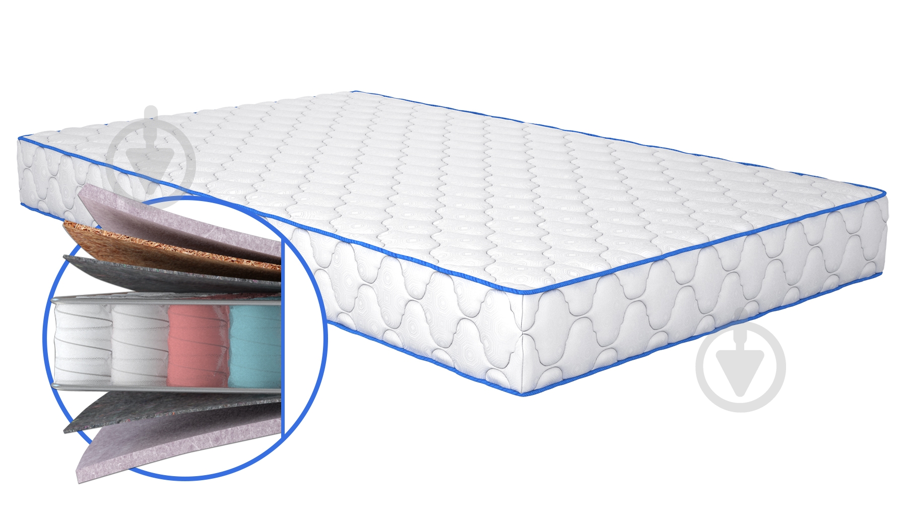 Матрас Дрим-6 MatroLuxe 150x200 см - фото 2 Матрас Дрим-6 MatroLuxe 150x200 см - фото 2