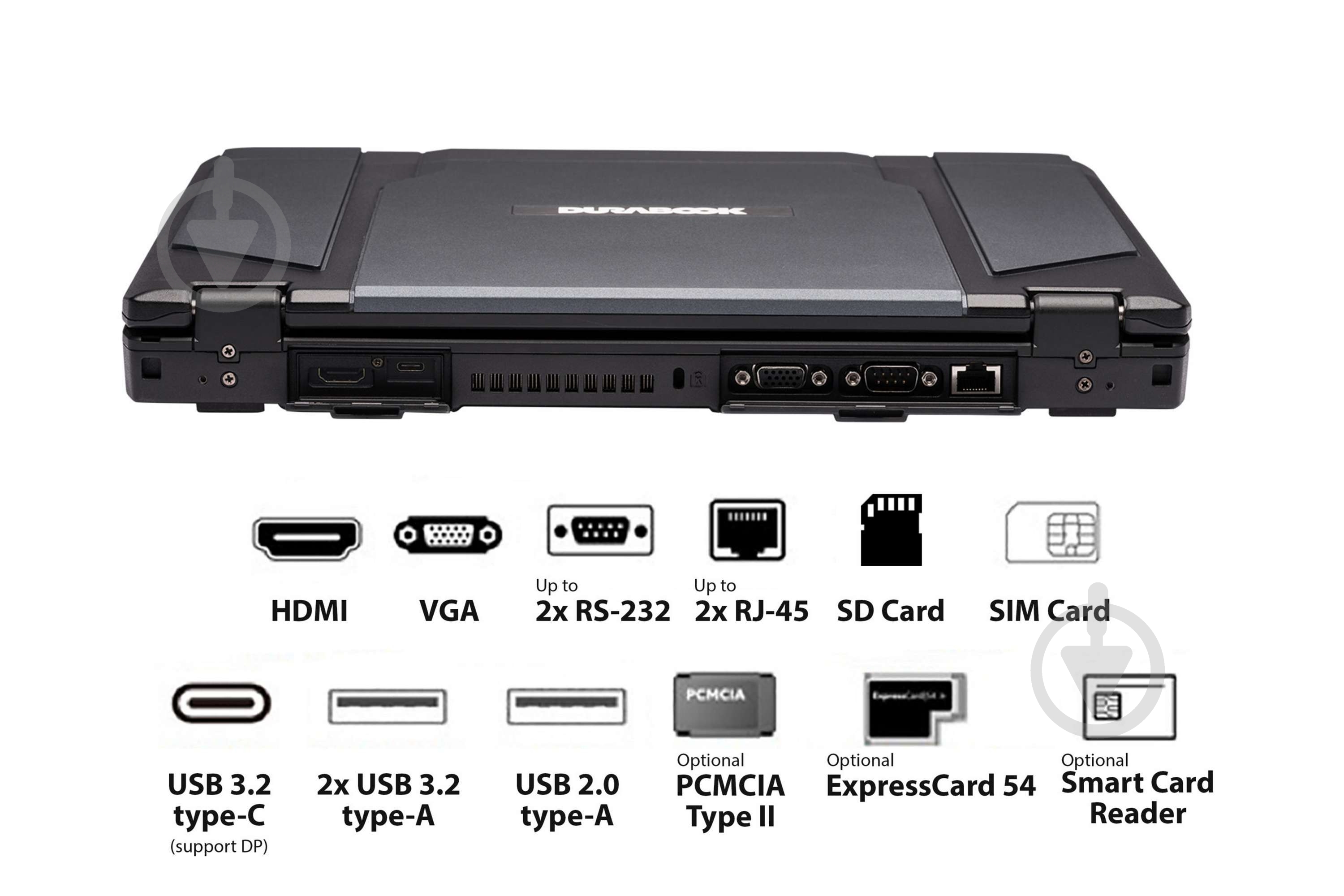 Ноутбук DURABOOK S14I 14" (S4E1A211EAXX) black - фото 17 Ноутбук DURABOOK S14I 14" (S4E1A211EAXX) black - фото 17