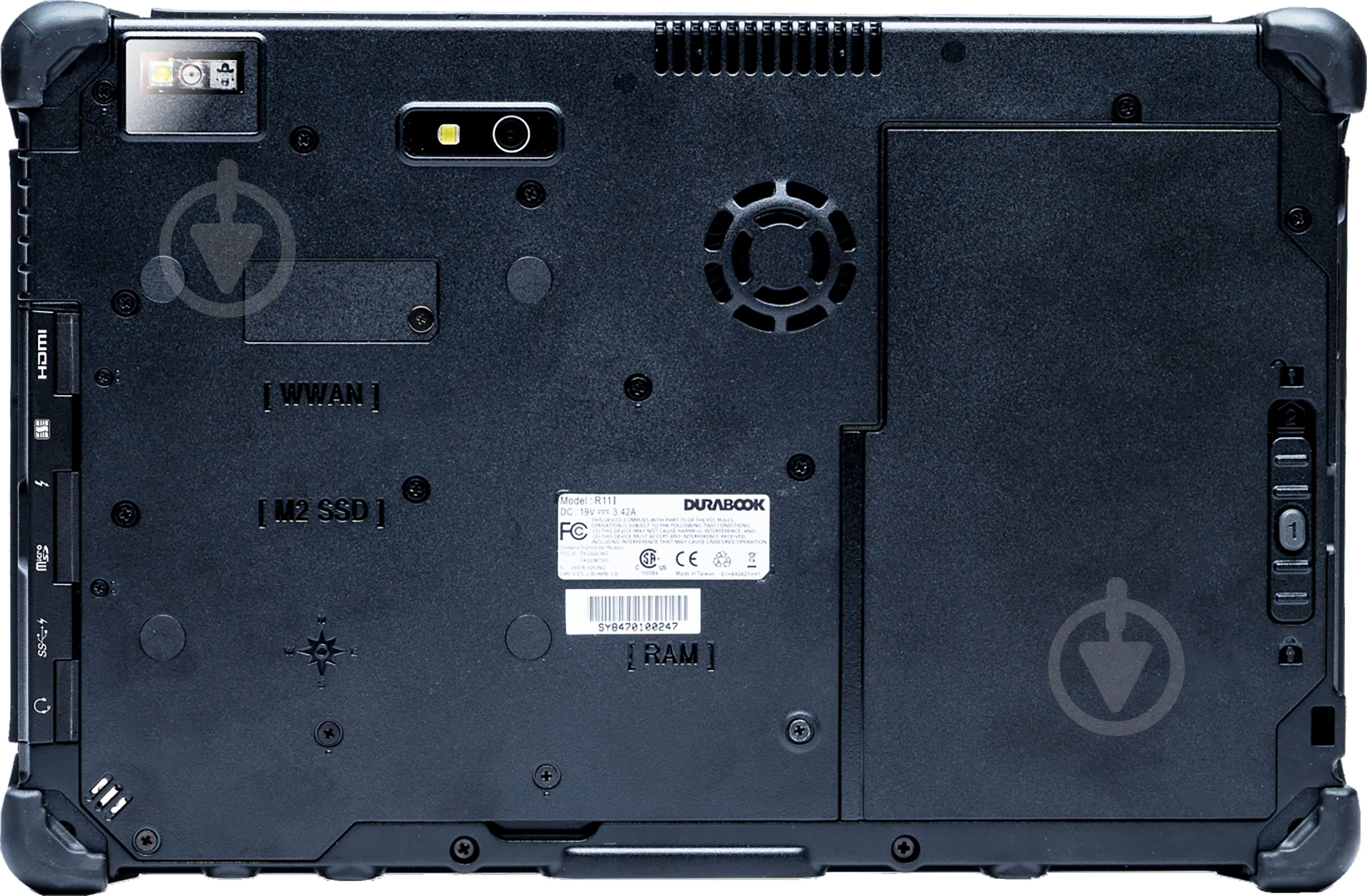 Планшет DURABOOK R11 11,6" 8/256GB Wi-Fi/LTE black (R1G1A2DEBAXX) - фото 11 Планшет DURABOOK R11 11,6" 8/256GB Wi-Fi/LTE black (R1G1A2DEBAXX) - фото 11