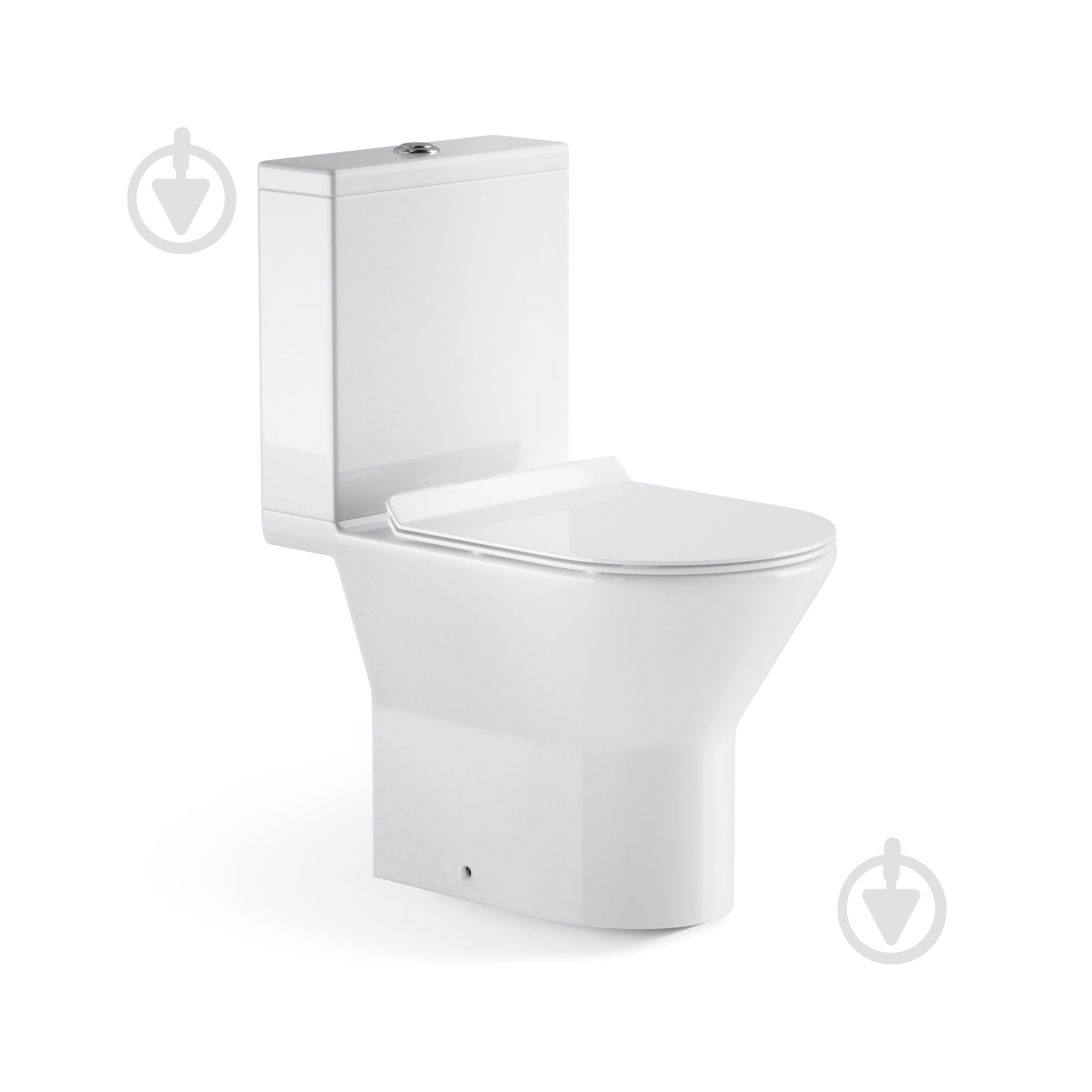 Унітаз-компакт Sant Valentines Opal Core зі змивом Easy-Clean Rim (SVKW76004) - фото 1