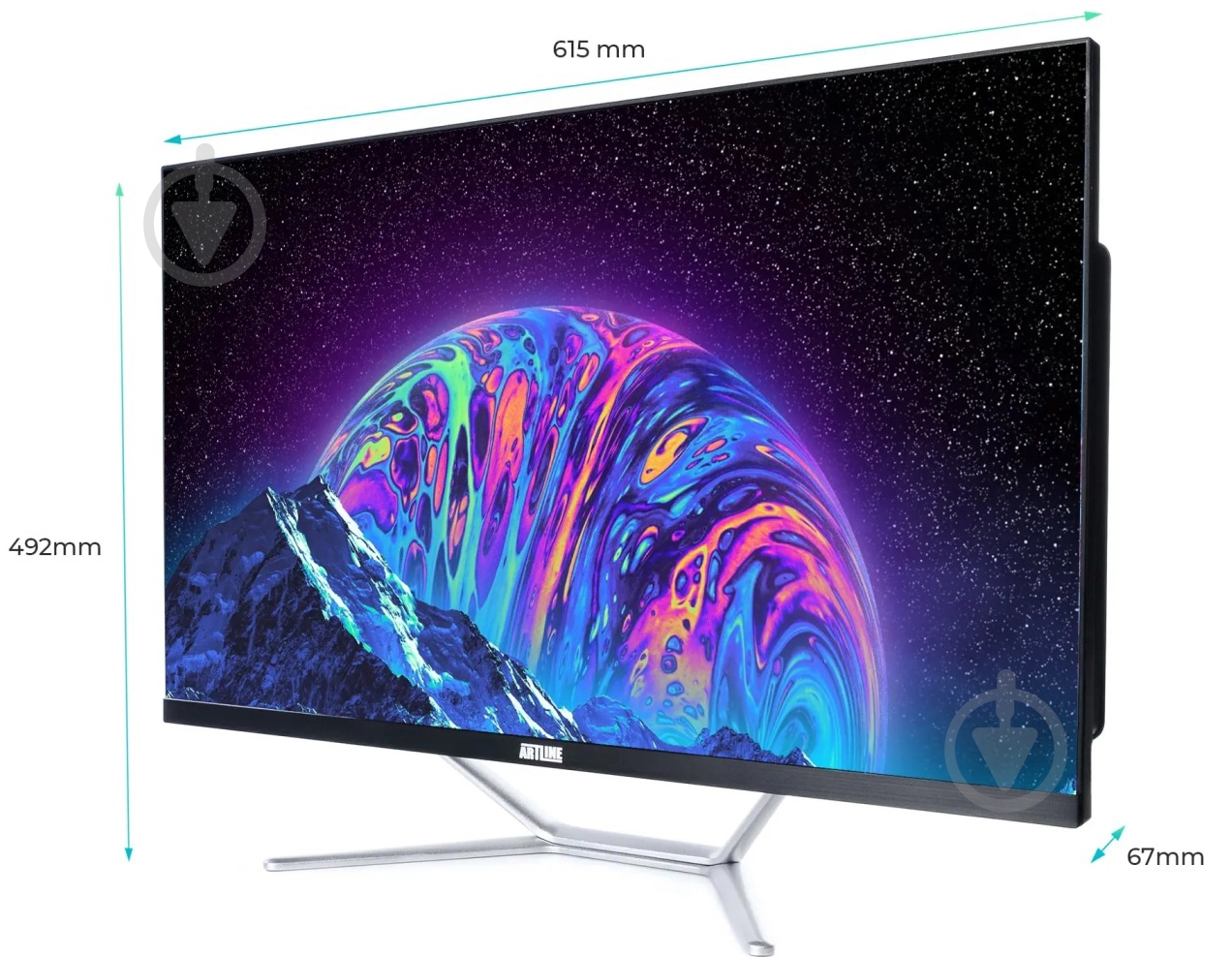 Моноблок Artline Gaming G77 27" (G77v56Win) black/silver - фото 7