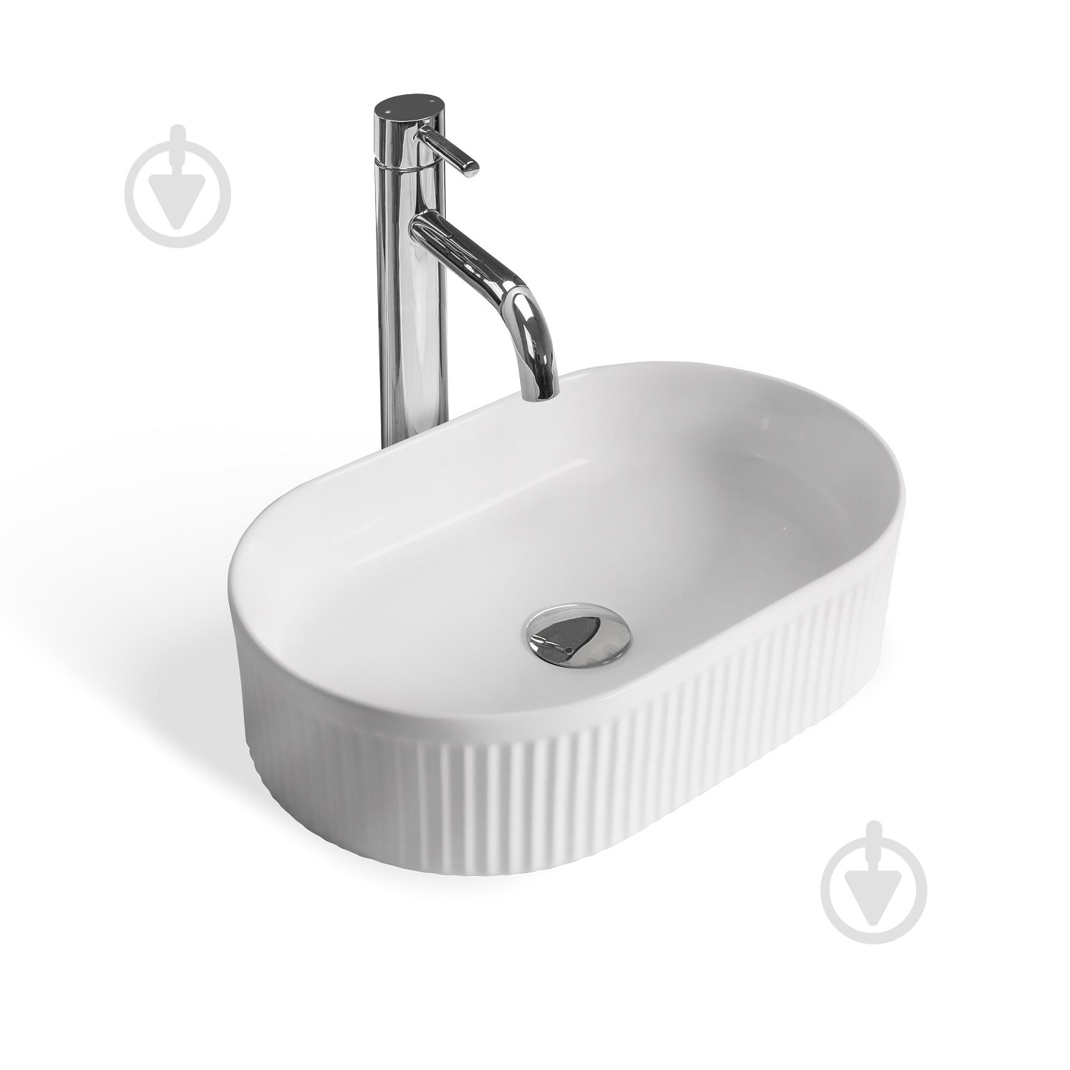 Умывальник Sant Valentines Velvet Grace белый 49х31 см - фото 1 Умывальник Sant Valentines Velvet Grace белый 49х31 см - фото 1