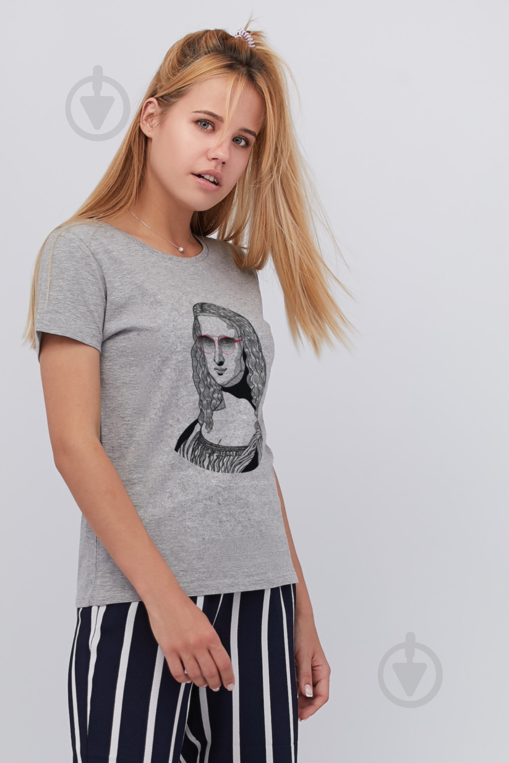 Футболка YAPPI Basic WG1058 р.L сірий - фото 1